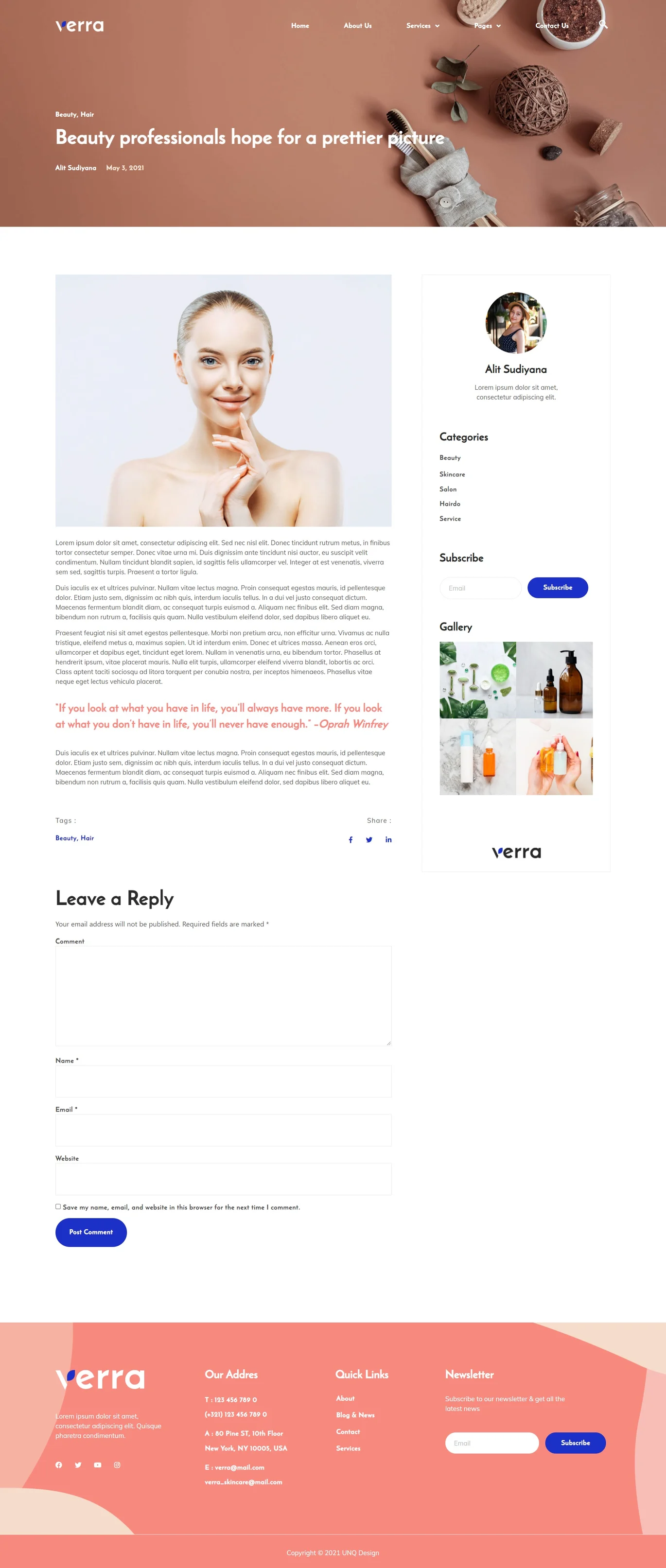 画像[1] - Verra - Skin Care & Dermatology Elementor Template Suite - フォトンゆらぎネットワーク｜専門的なWordPress修理サービス、グローバルなリーチ、迅速な対応