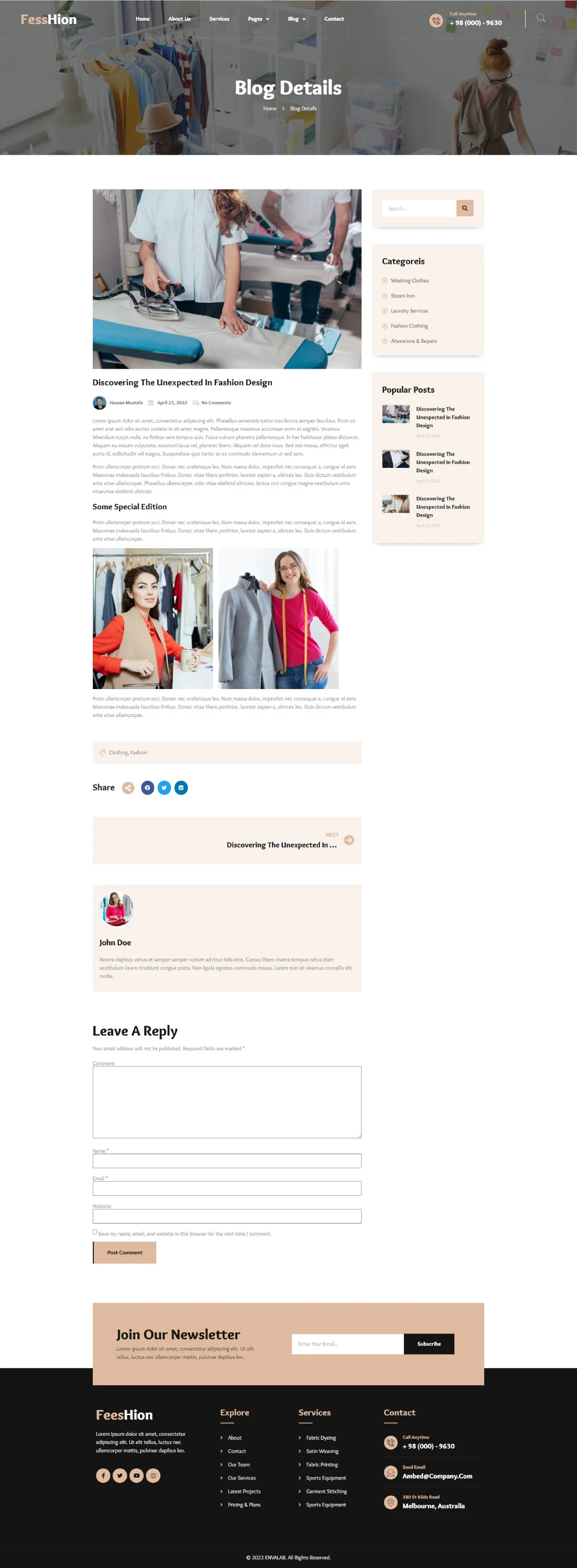 图片[2]-Fesshion – 时尚与服装 Elementor 模板套件-光子波动网 | 专业WordPress修复服务，全球范围，快速响应