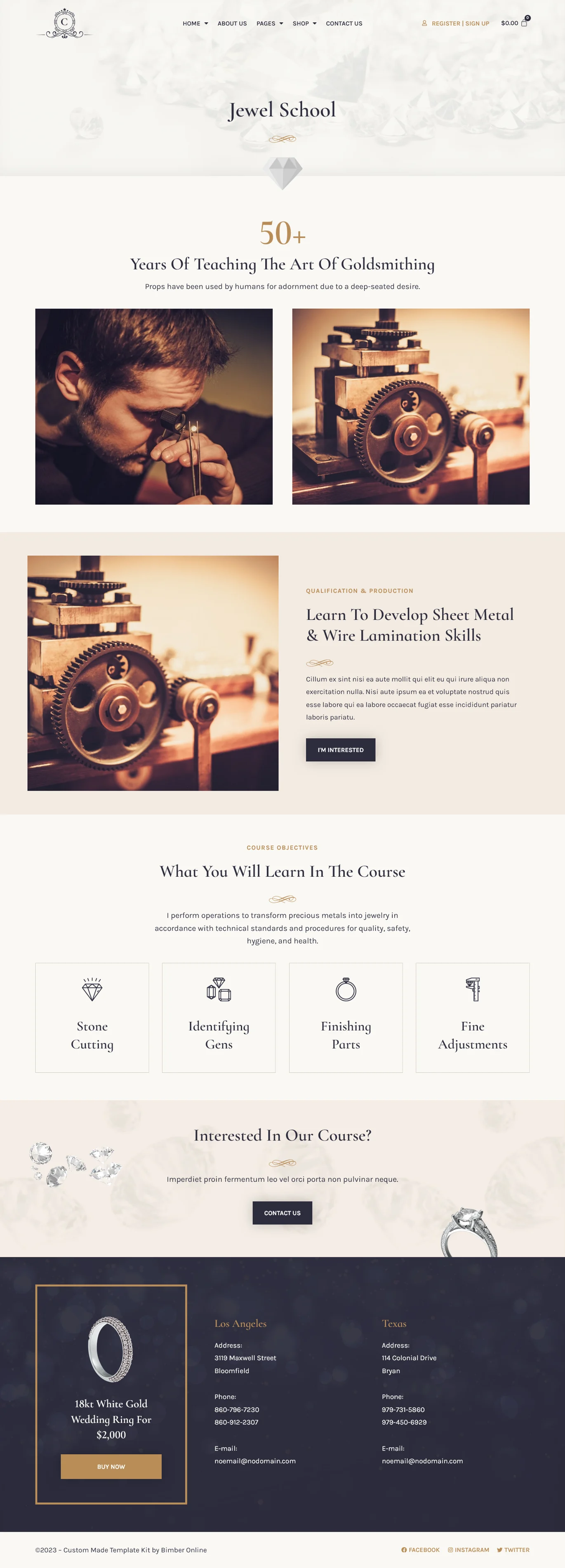 画像 [1]-CustomMade - カスタムジュエリー＆ゴールドスミス Elementor Pro Template Suite - フォトンゆらぎネットワーク｜WordPress修理のプロフェッショナル、グローバルリーチ、迅速な対応