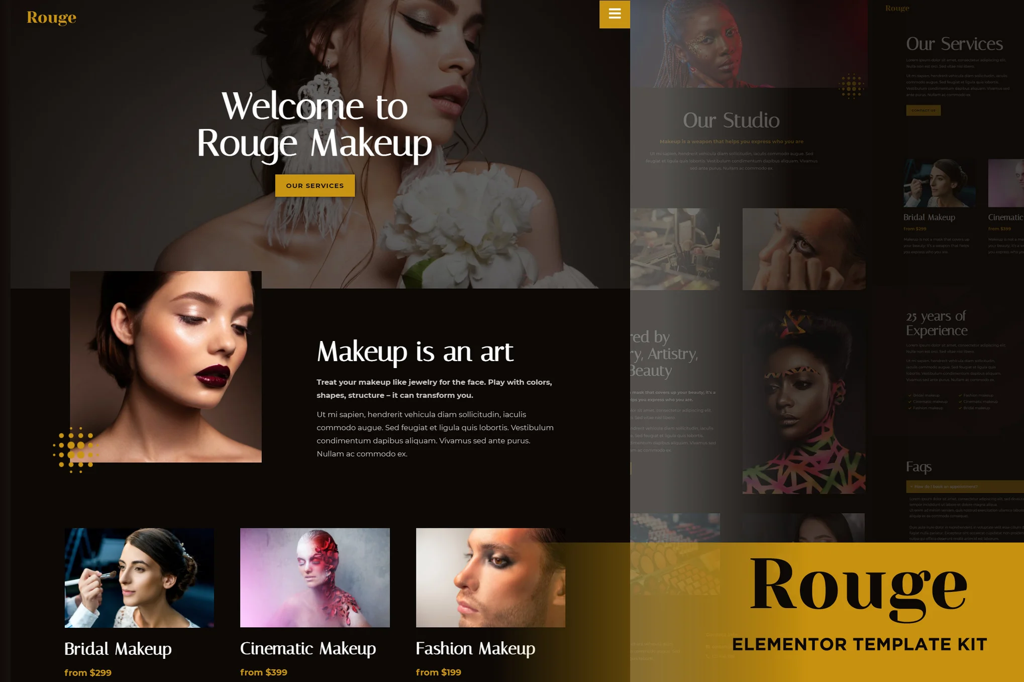 Rouge - Beauty & Cosmetics Elementor Template Suite - フォトンフラックス|WordPressの修理・リペアサービス|通訳・翻訳・デリバリーのことならお任せください。