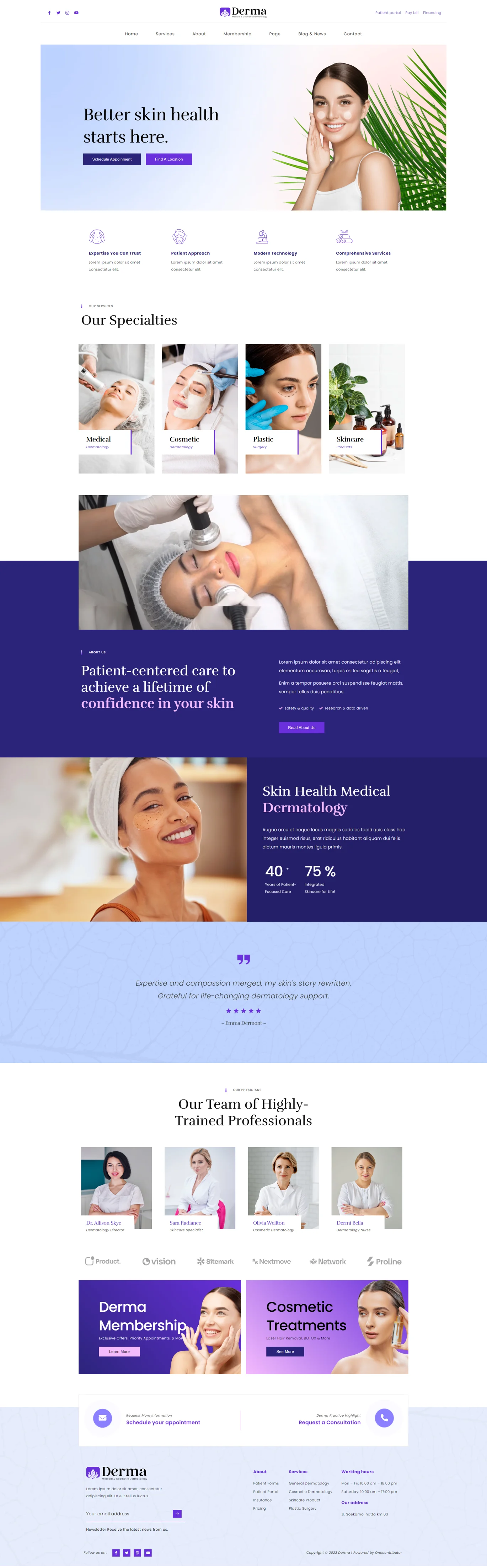 图片[2]-Derma – 美容诊所与皮肤科 Elementor 模板套件-光子波动网 | 专业WordPress修复服务，全球范围，快速响应