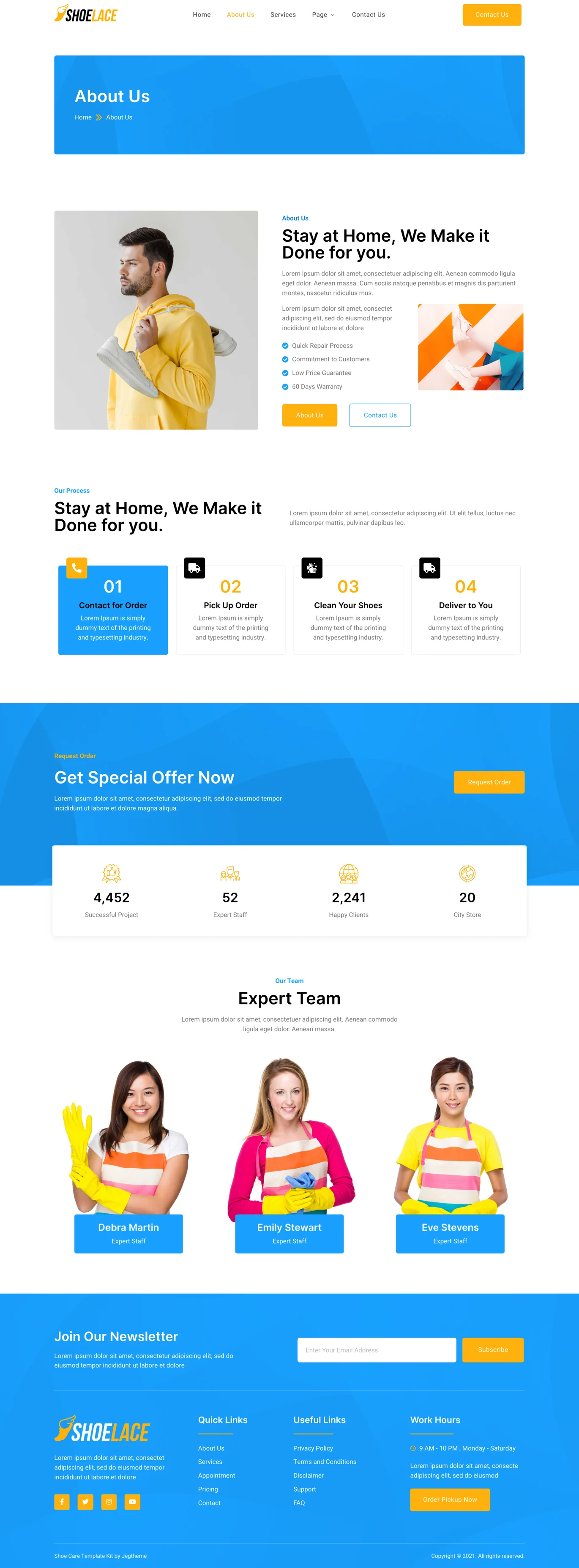 Imagen [2] - Shoelace - Shoe Cleaning & Washing Service Elementor Template Kit - Photon Fluctuation Network | Servicio profesional de reparación de WordPress, alcance global, respuesta rápida
