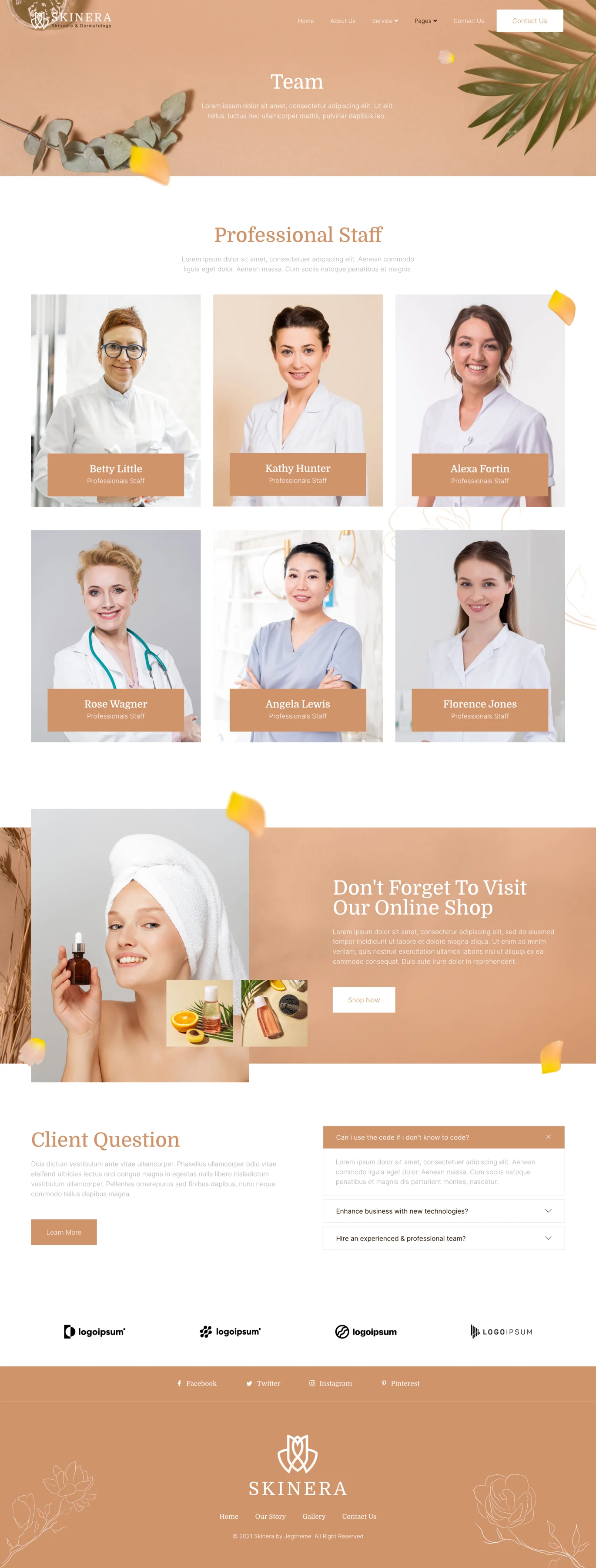 Imagen [2] - Skinera - Dermatology & Skincare Elementor Template Suite - Photon Flux Network | Servicio profesional de reparación de WordPress, alcance global, respuesta rápida