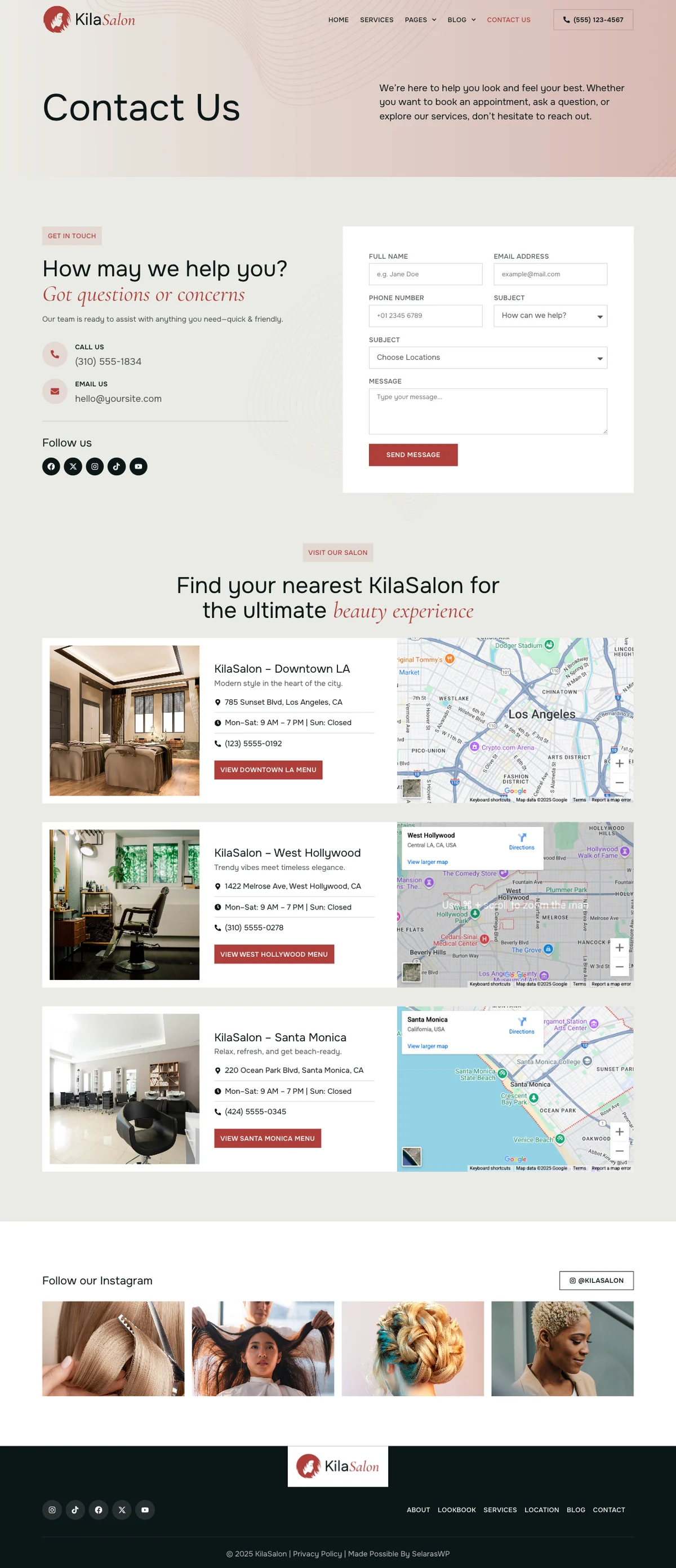 图片[1]-KilaSalon – 美发与美容沙龙 Elementor 模板套件-光子波动网 | 专业WordPress修复服务，全球范围，快速响应