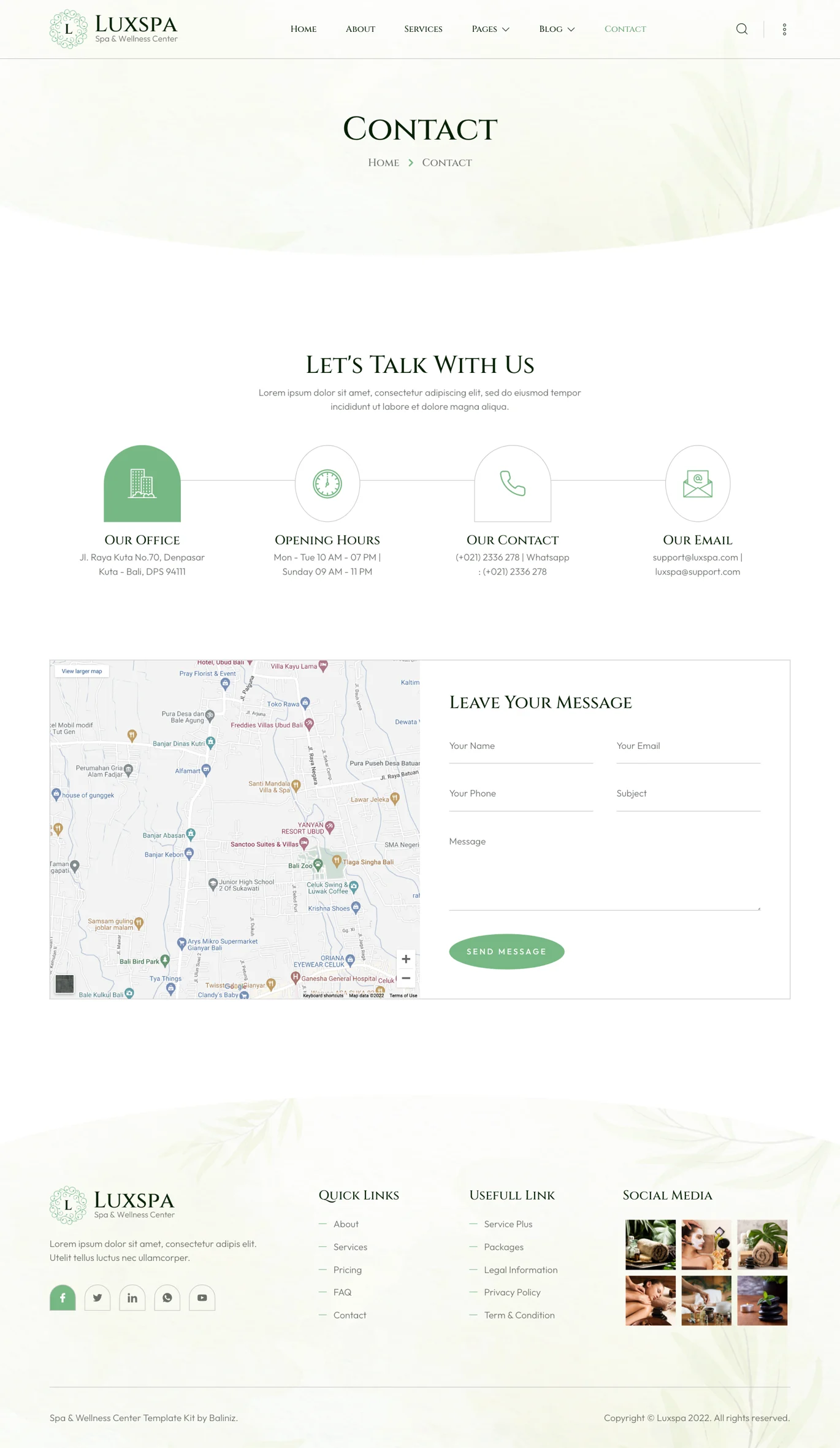图片[1]-Luxspa – 水疗与健康中心 Elementor 模板套件-光子波动网 | 专业WordPress修复服务，全球范围，快速响应