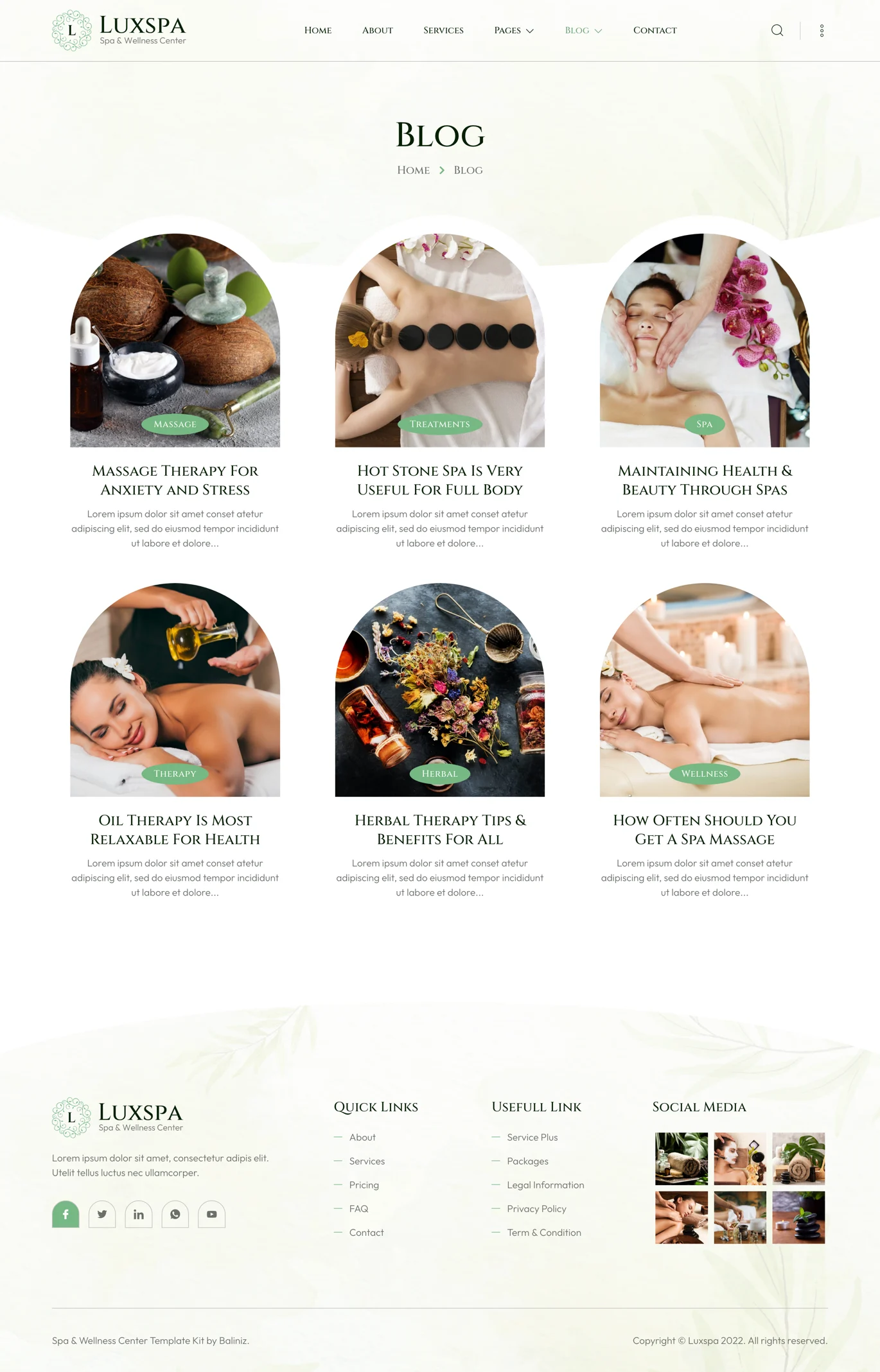 图片[2]-Luxspa – 水疗与健康中心 Elementor 模板套件-光子波动网 | 专业WordPress修复服务，全球范围，快速响应