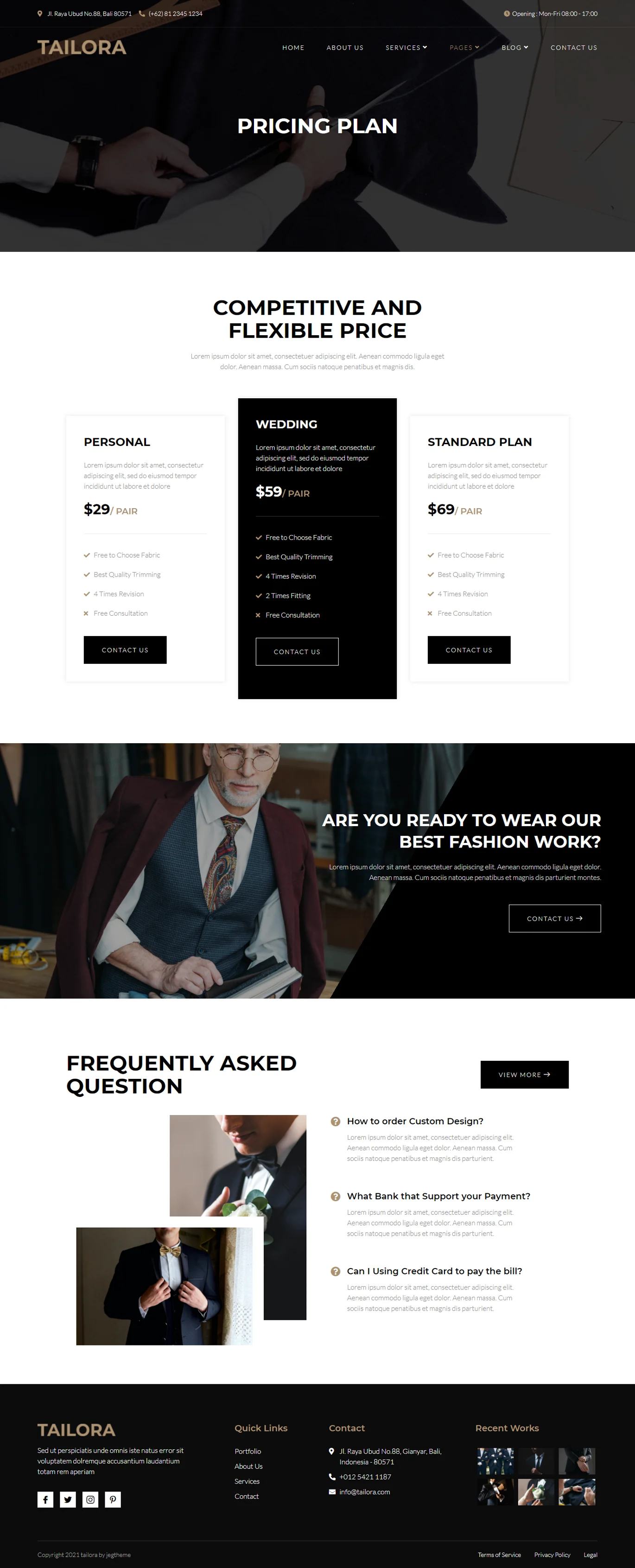 图片[2]-Tailora – 服装修改与裁缝服务 Elementor 模板套件-光子波动网 | 专业WordPress修复服务，全球范围，快速响应