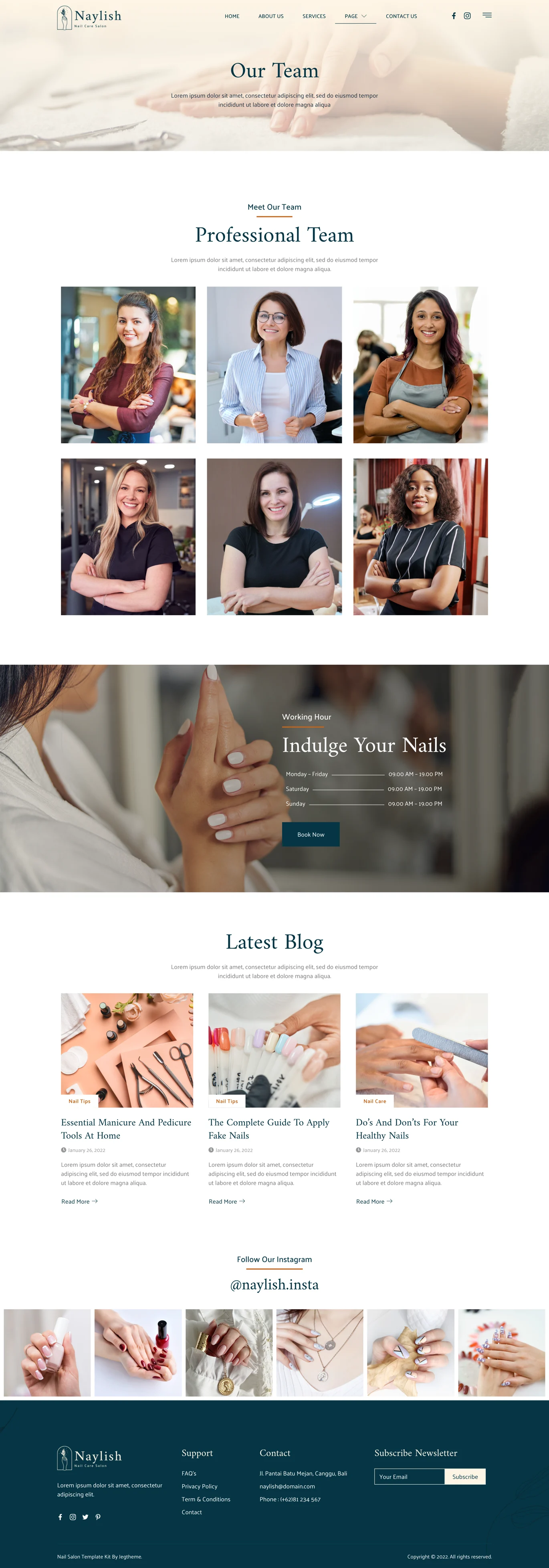 Imagen [2] - Naylish - Nail Salon & Beauty Care Elementor Template Suite - Photon Fluctuation Network | Servicio profesional de reparación de WordPress, en todo el mundo, ¡rápida respuesta!
