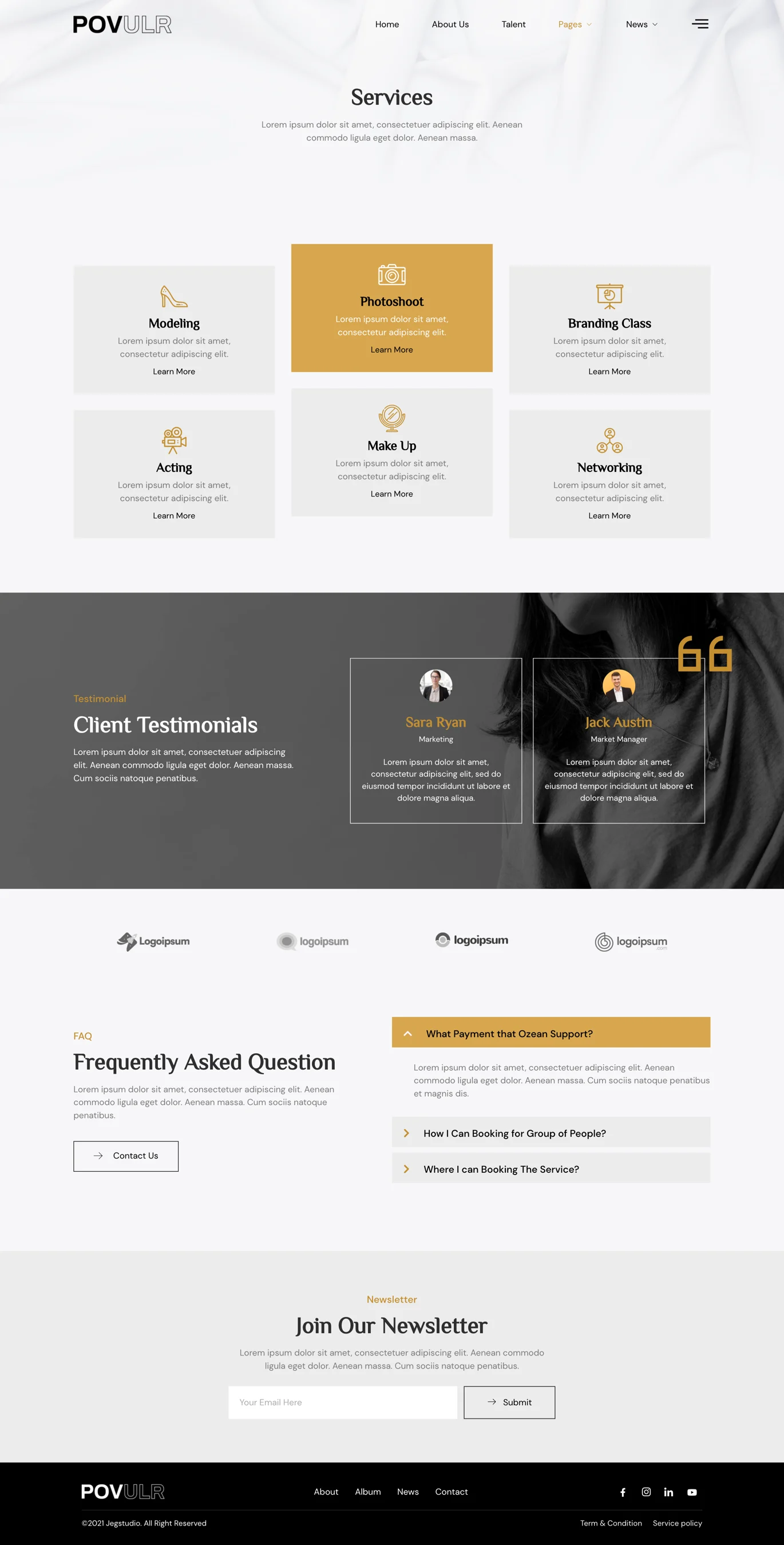 Imagen [1] - POVULR - Models & Talent Agents Elementor Template Suite - Photon Volatility Network | Servicio Profesional de Reparaciones WordPress, Alcance Global, Respuesta Rápida