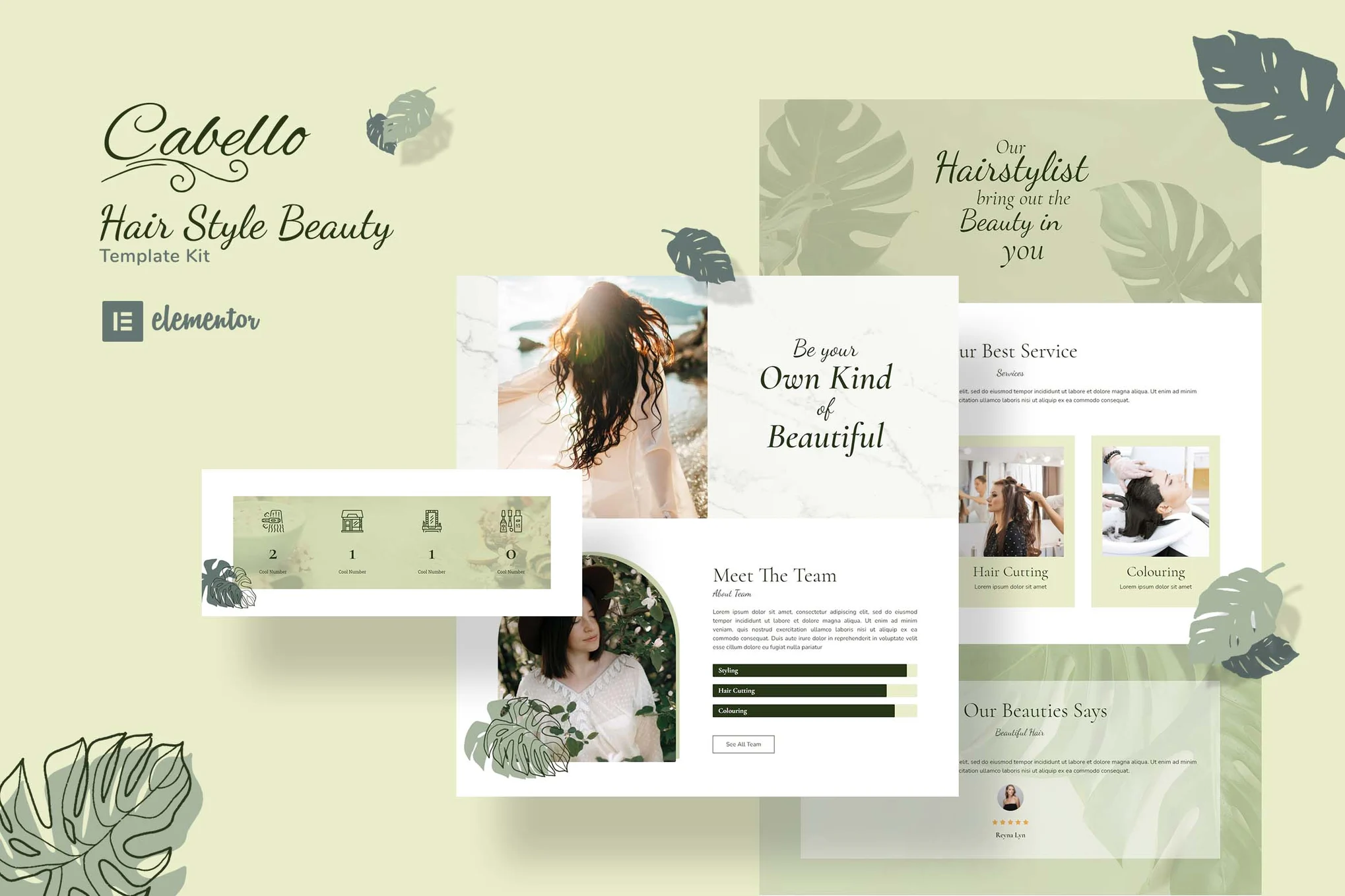Cabello - Professional Hair Salon Elementor Template Suite - Photon Flux | Servicio Profesional de Reparación de WordPress, Alcance Global, Respuesta Rápida