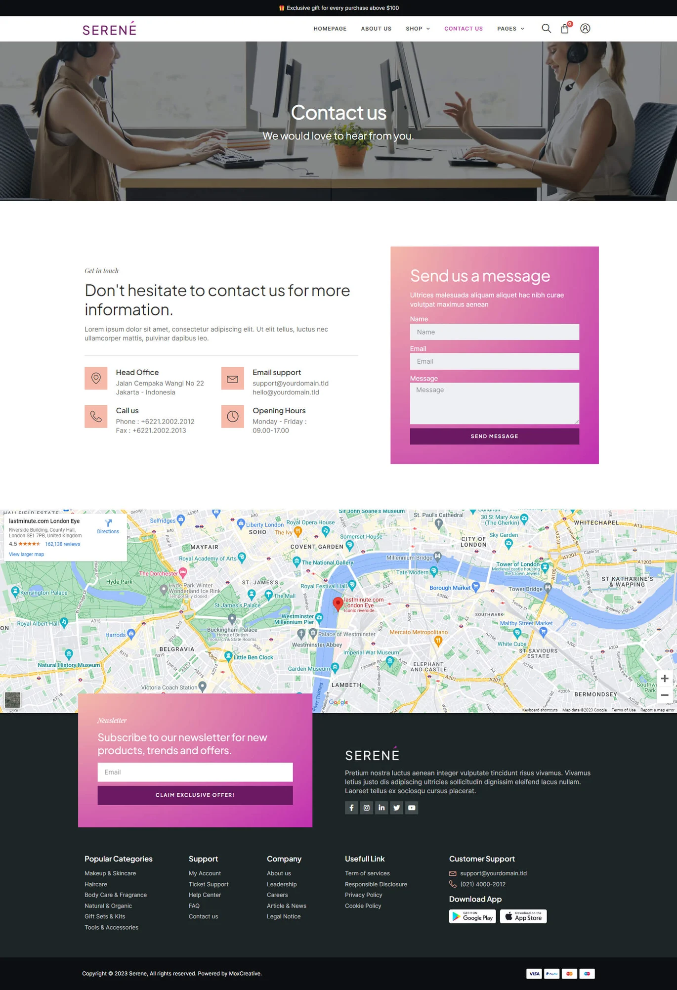 图片[1]-Serene – 美妆店与护肤品 Elementor Pro 模板套件-光子波动网 | 专业WordPress修复服务，全球范围，快速响应