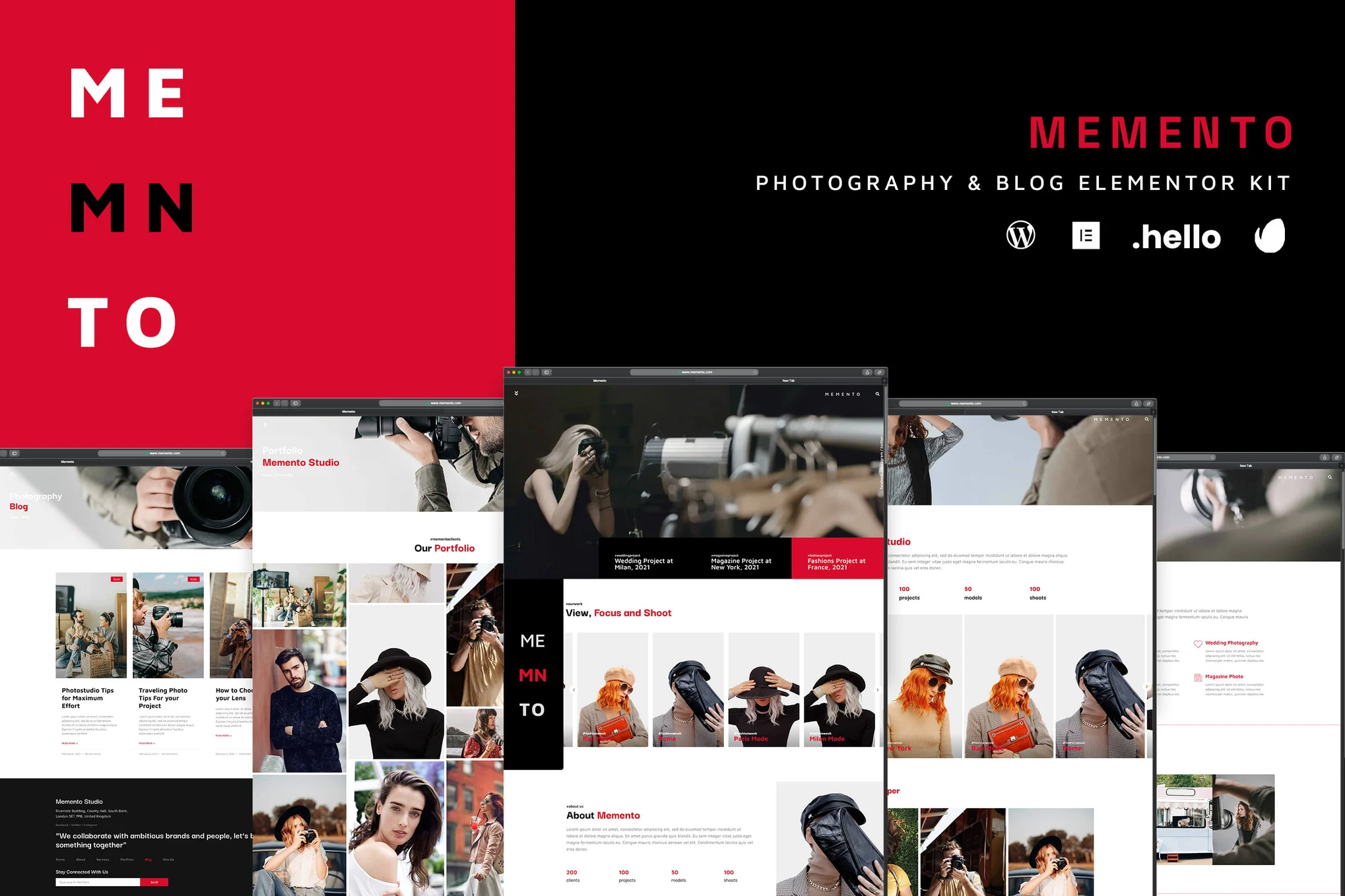 Memento - Photography & Blogging Elementor Template Suite - photonwave.com | Professional WordPress Repair Service, Worldwide, Fast Response