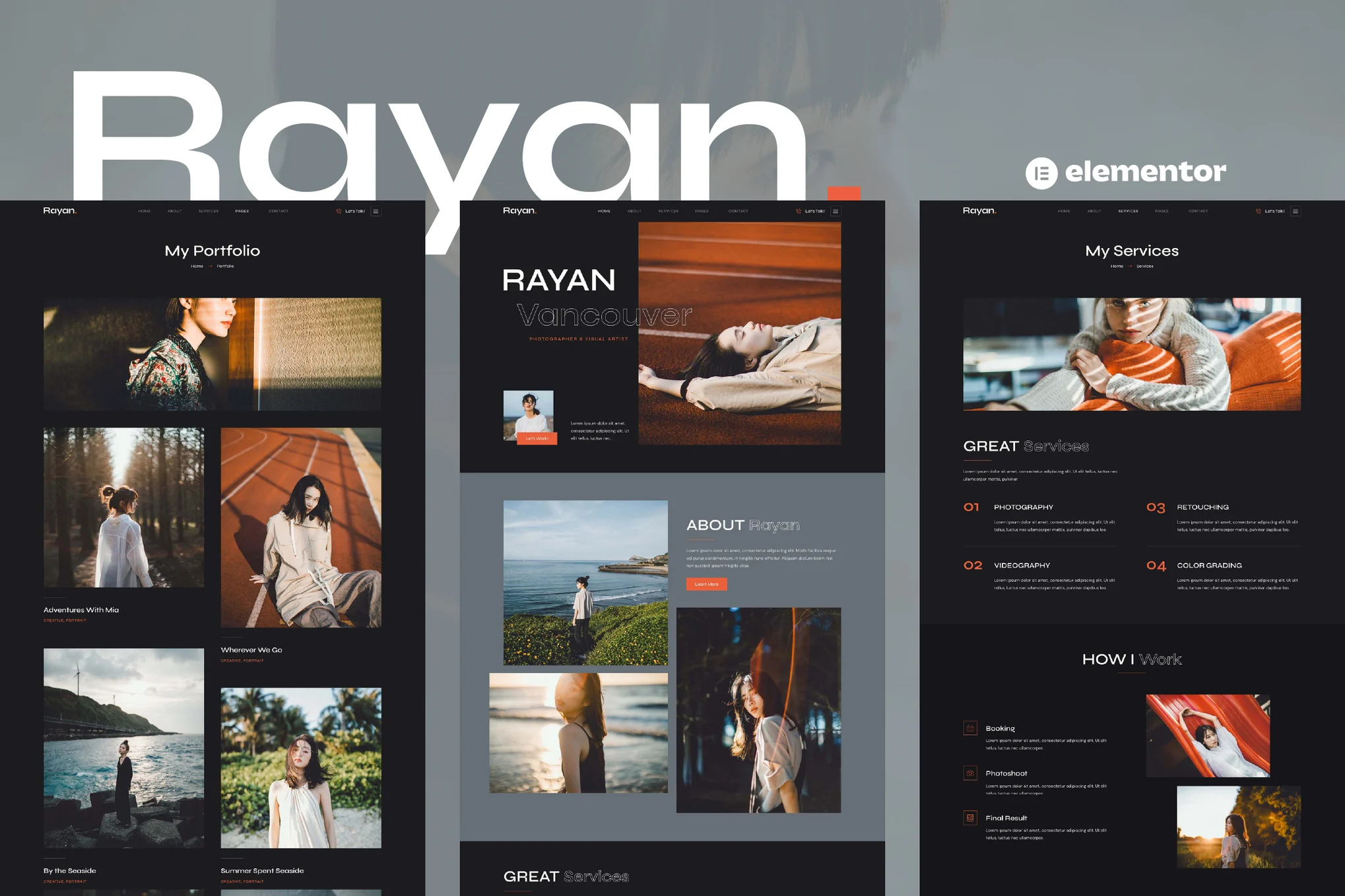 Rayan - Photography & Portfolio Elementor Template Suite - Photonwave.com | Professional WordPress Repair Service, Global Reach, Fast Response