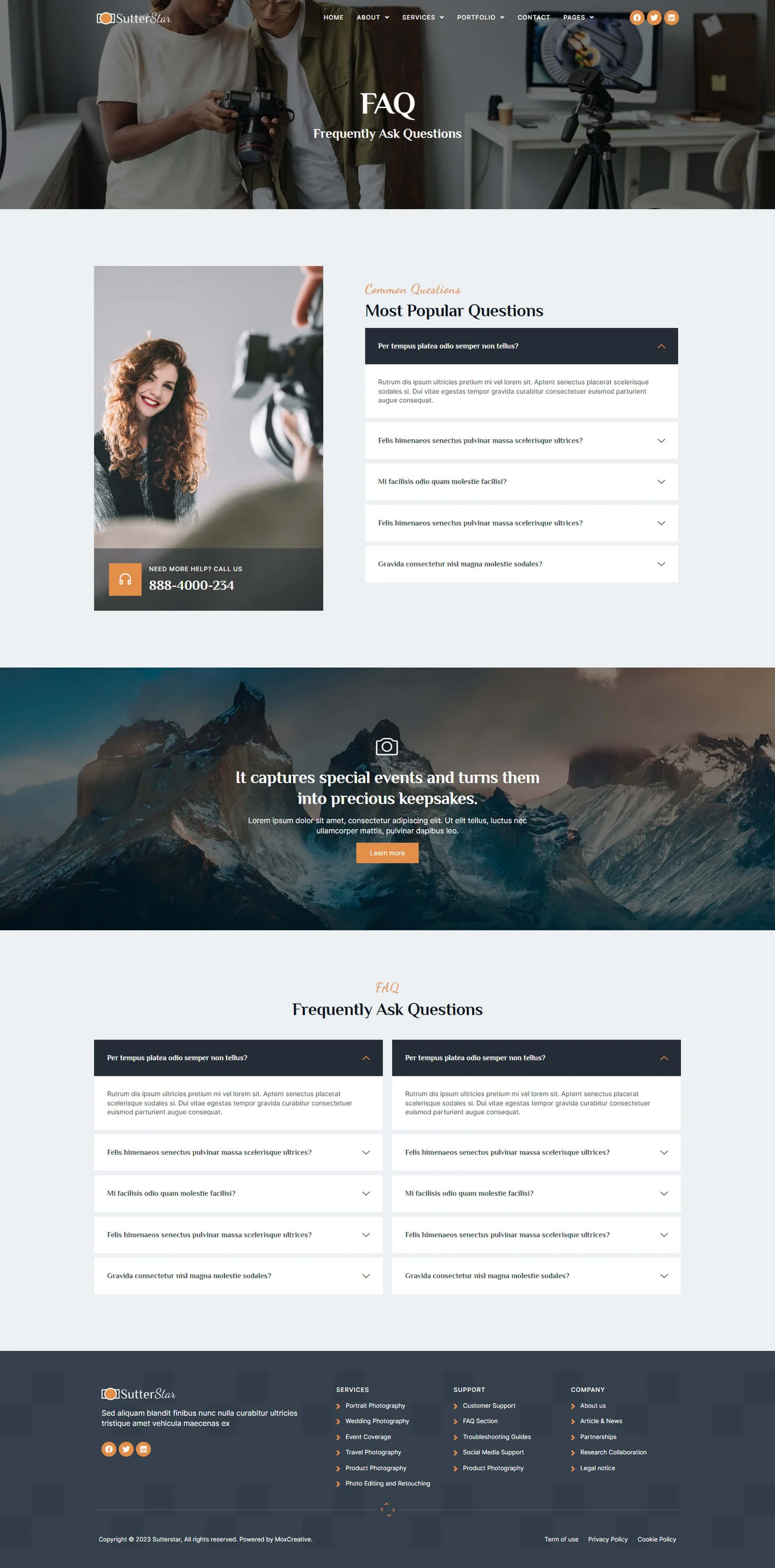 Image[1] - SutterStar - Photography Services & Portfolio Elementor Template Suite - Photon Flux | Servicio profesional de reparaciones de WordPress, alcance global, respuesta rápida