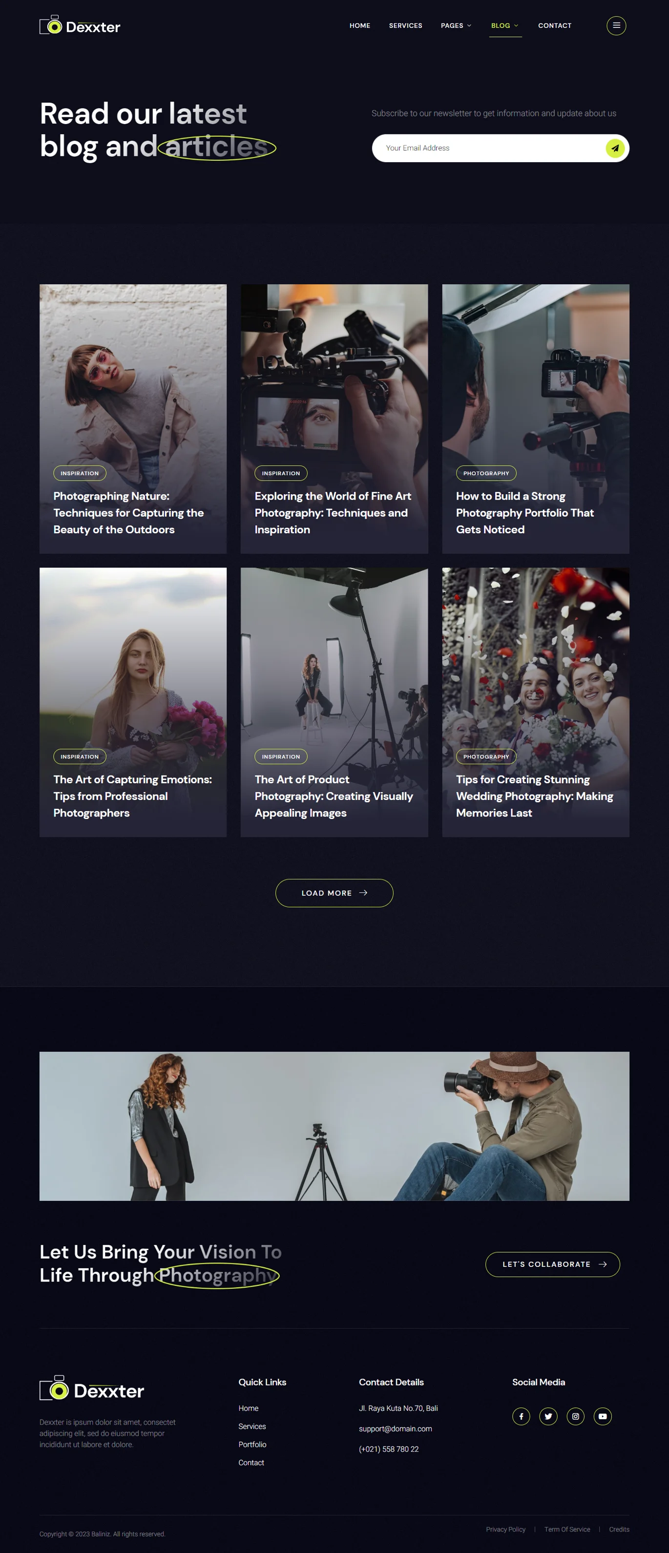 Image [2] - Dexxter - Photography & Portfolio Elementor Template Suite - Photon Flux | Professional WordPress Repair Service, Global Reach, Fast Response