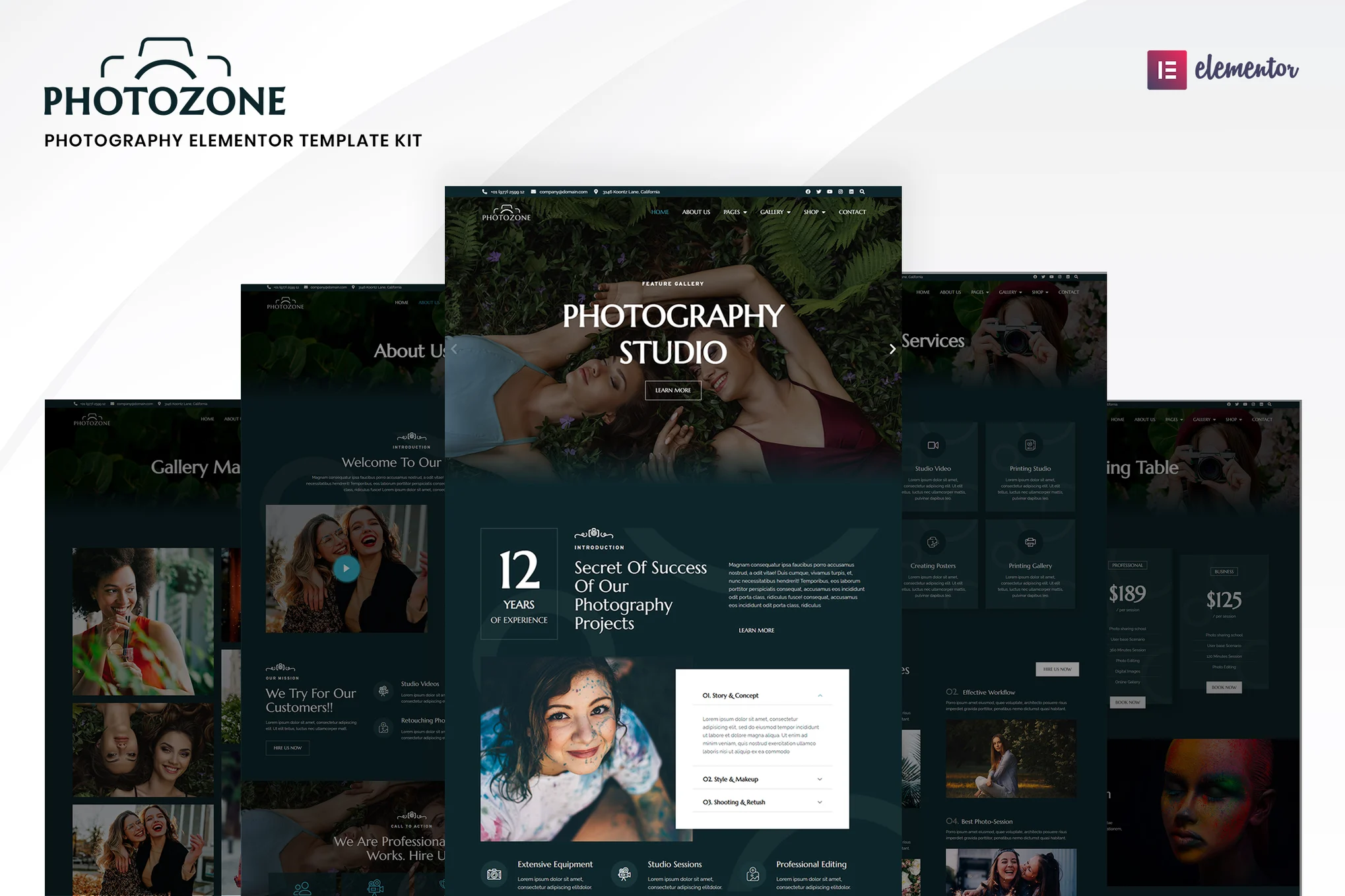 Photozone - Photography Elementor Template Suite - Photonflux.com | Professional WordPress Repair Service, Worldwide, Fast Response
