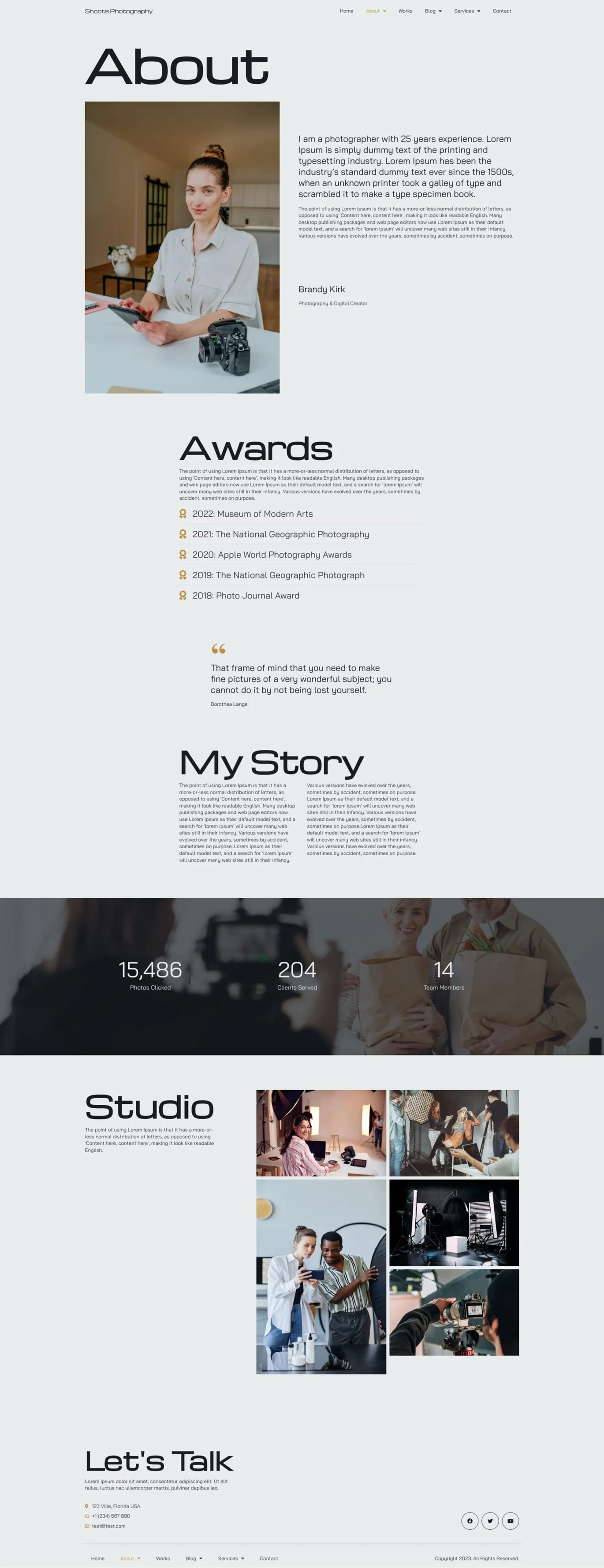 图片[1]-Shoots – 摄影类 Elementor 模板套件-光子波动网 | 专业WordPress修复服务，全球范围，快速响应