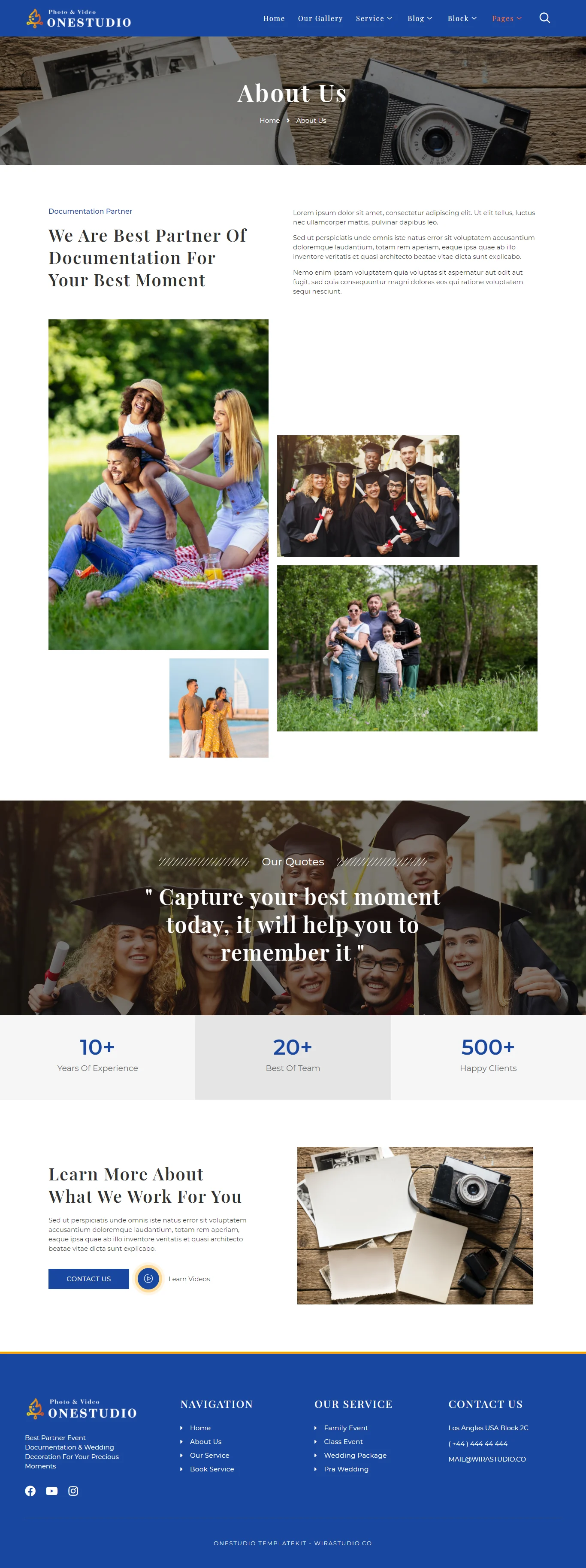 图片[1]-Onestudio – 摄影机构 Elementor 模板套件-光子波动网 | 专业WordPress修复服务，全球范围，快速响应