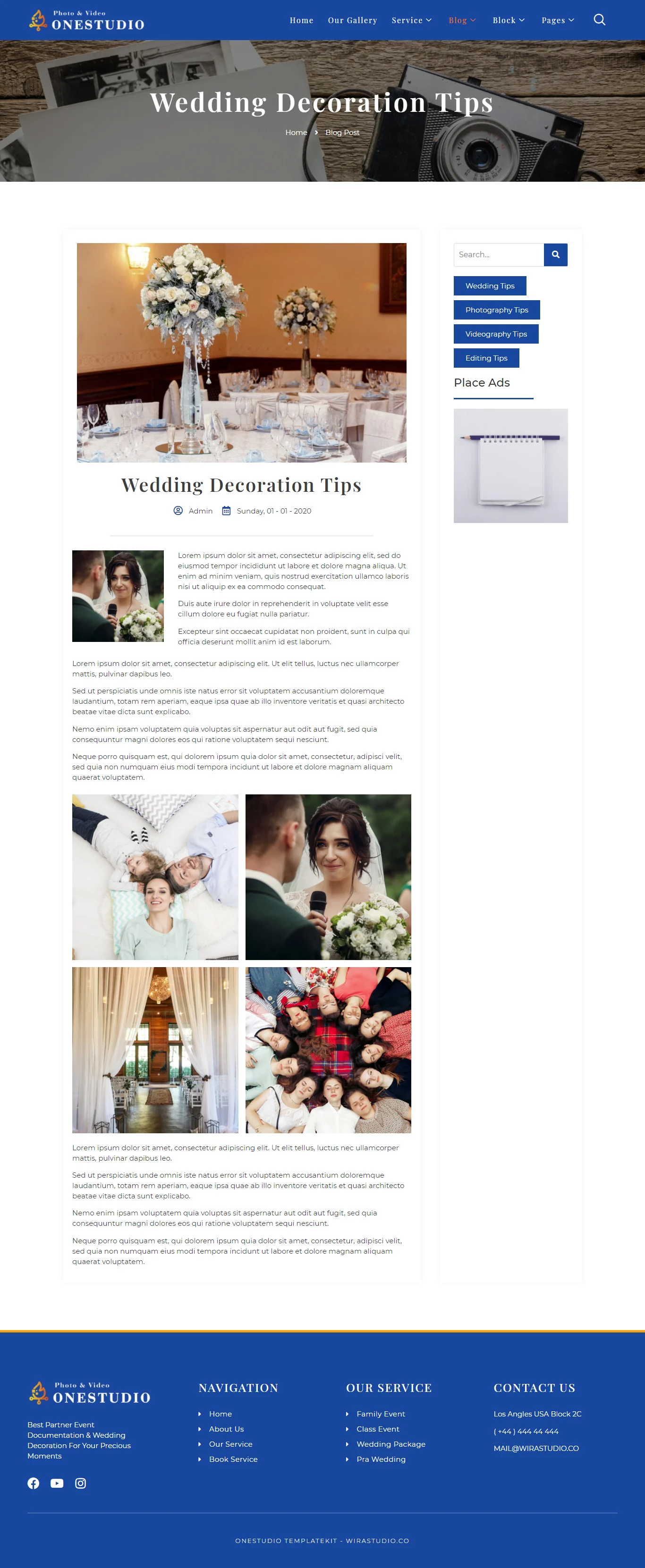 图片[2]-Onestudio – 摄影机构 Elementor 模板套件-光子波动网 | 专业WordPress修复服务，全球范围，快速响应