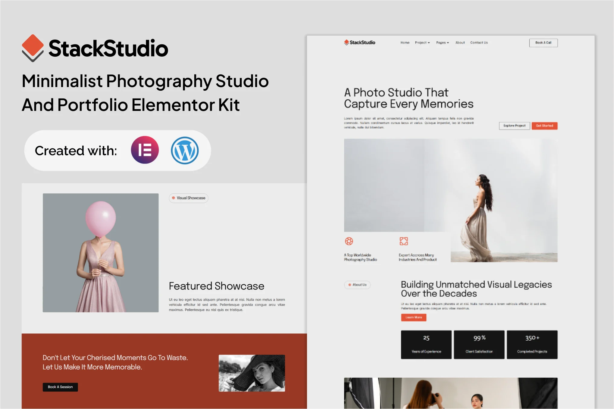 StackStudio - Minimalist Photography Studio & Portfolio Elementor Template Suite - Photon Flux | Professional WordPress Repair Service, Global Reach, Fast Response