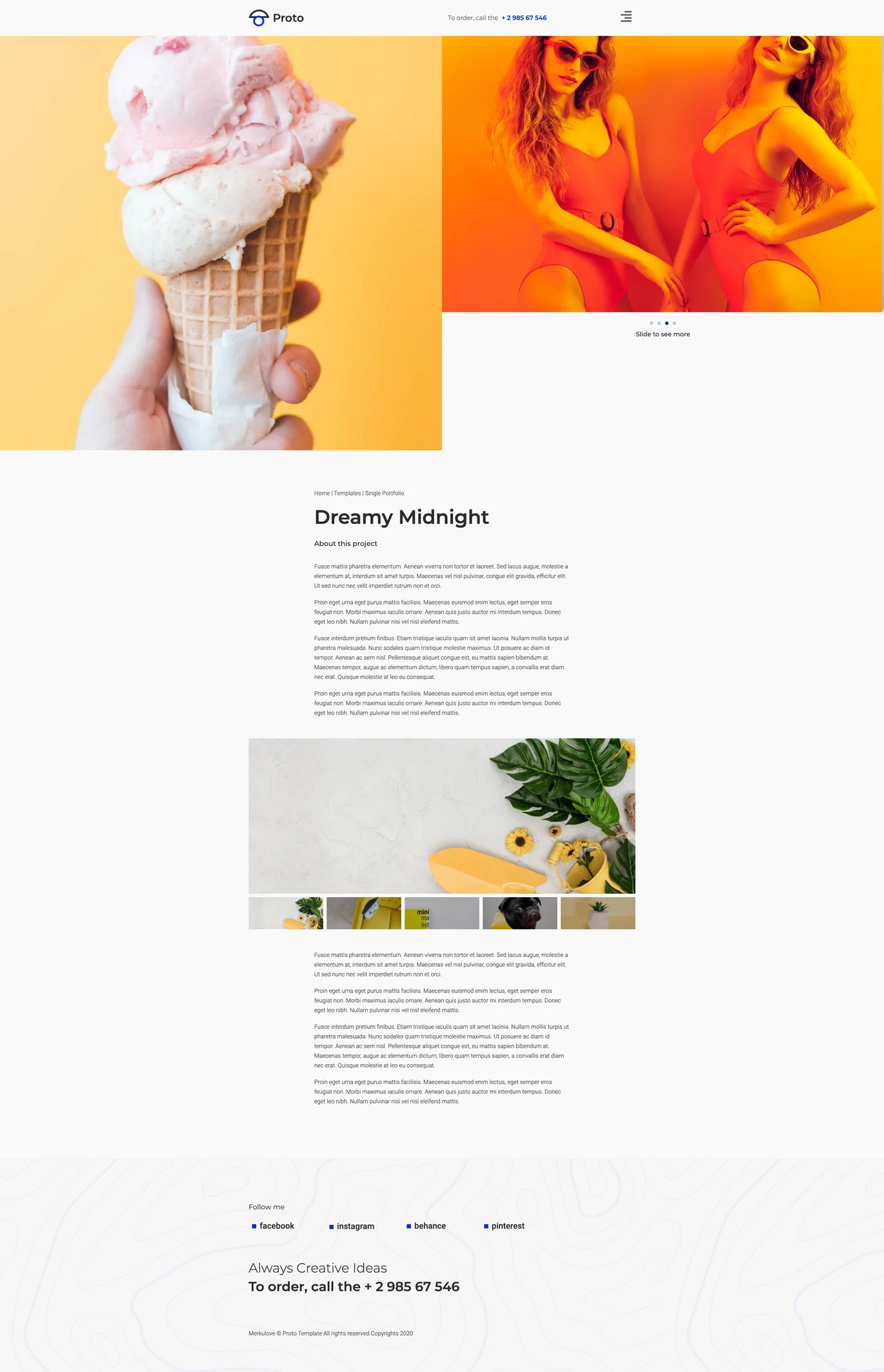 图片[1]-Proto – 摄影师作品集 Elementor 模板套件-光子波动网 | 专业WordPress修复服务，全球范围，快速响应