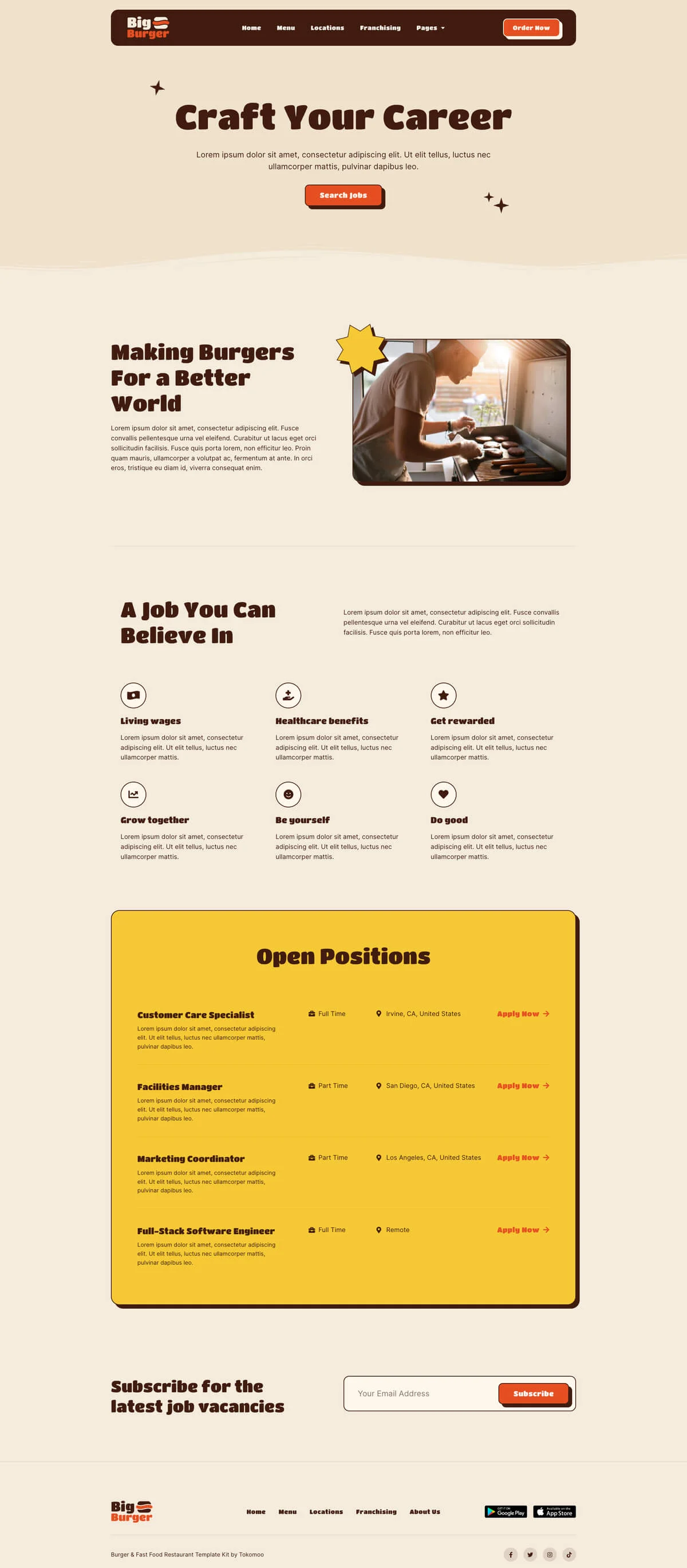 Image [2] - BigBurger - Burgers & Fast Food Elementor Pro Template Suite - Photon Flux | Service de réparation WordPress professionnel, couverture mondiale, réponse rapide