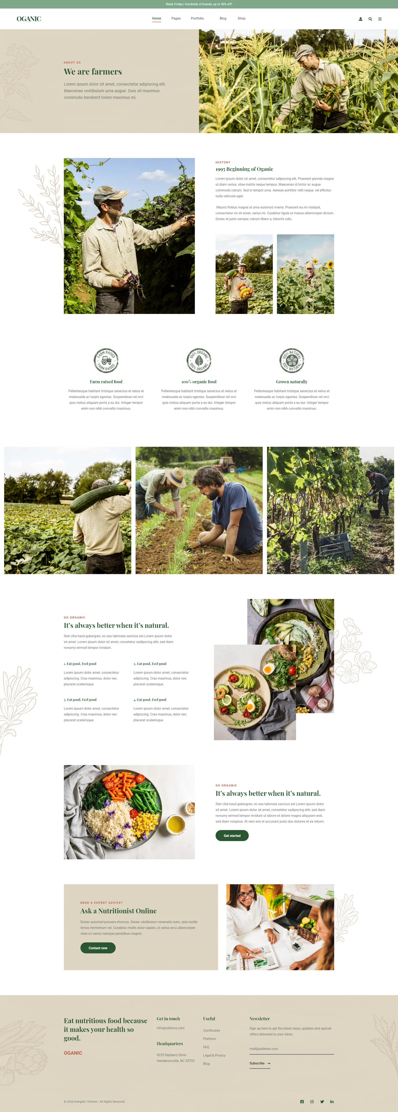 图片[1]-Oganic – 有机食品 Elementor 模板套件-光子波动网 | 专业WordPress修复服务，全球范围，快速响应