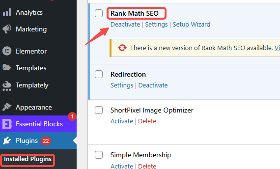 Image [5]- Problèmes courants et solutions de la mise à niveau SEO de Yoast : éviter de marcher sur la fosse, pour protéger le fonctionnement normal du site