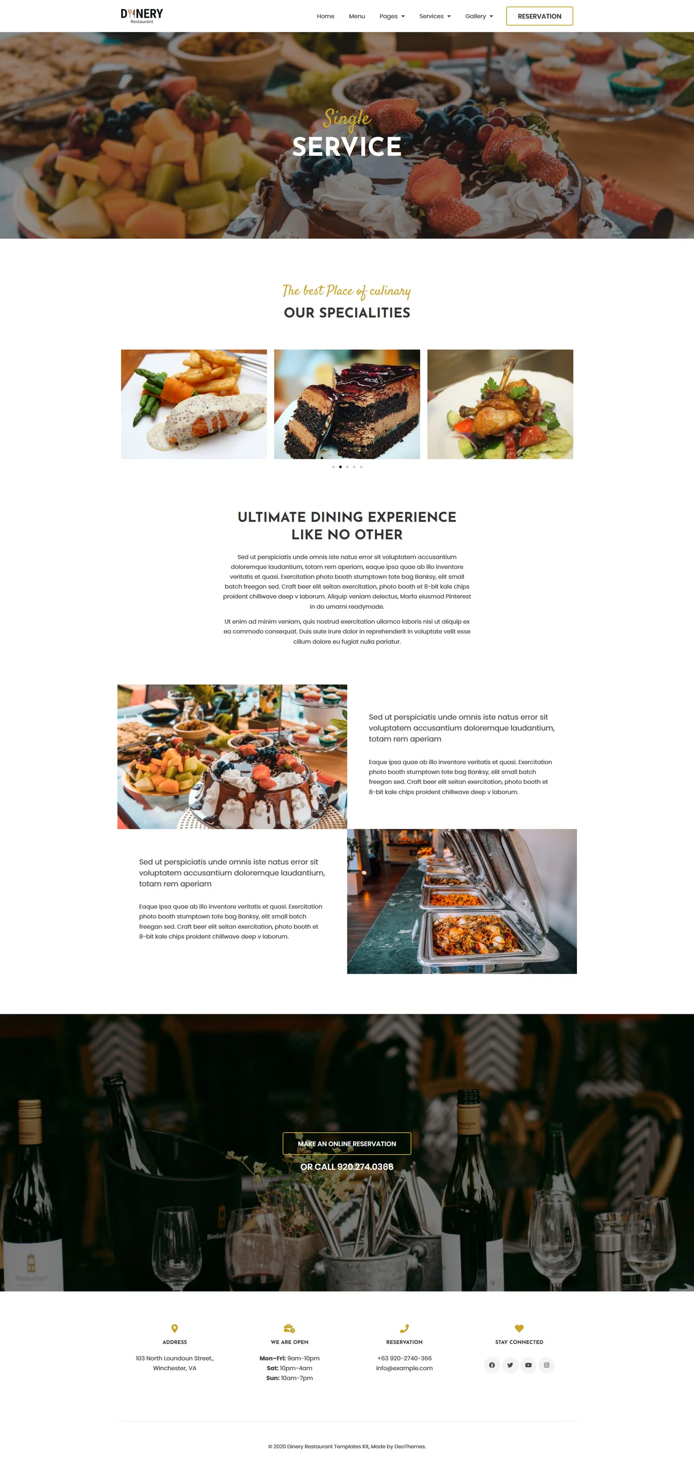 Imagen [1] - Dinery | Comedor Elementor Template Suite - Photon Volatility Network | Servicio Profesional de Reparación de WordPress, Alcance Global, Respuesta Rápida