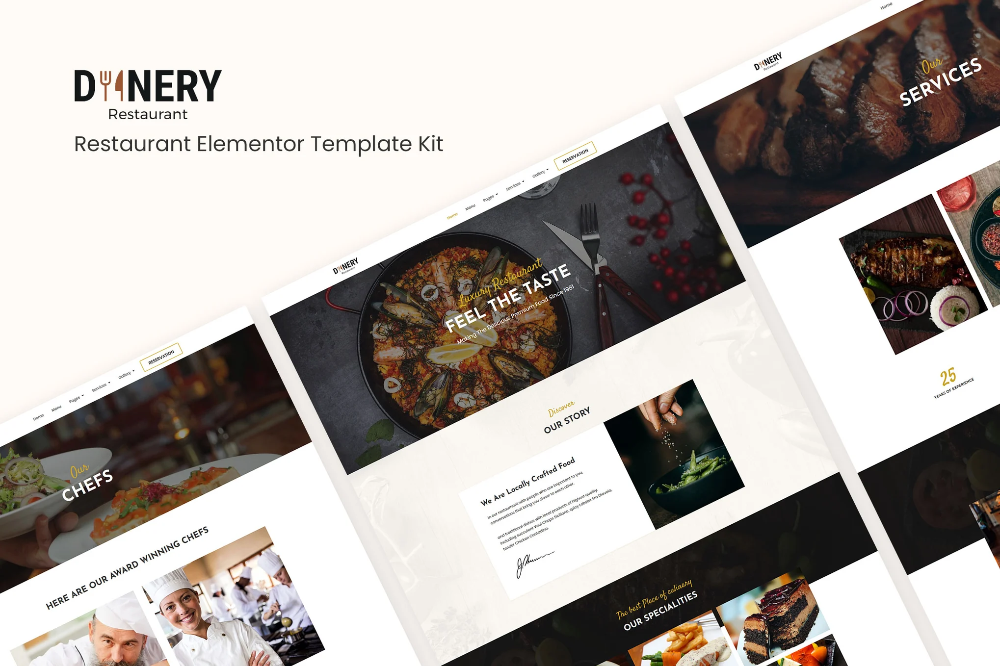 Dinery｜Dining Room Elementor Template Suite - フォトン・フラックス・ネットワーク｜WordPress修理のプロフェッショナル、グローバルリーチ、迅速な対応