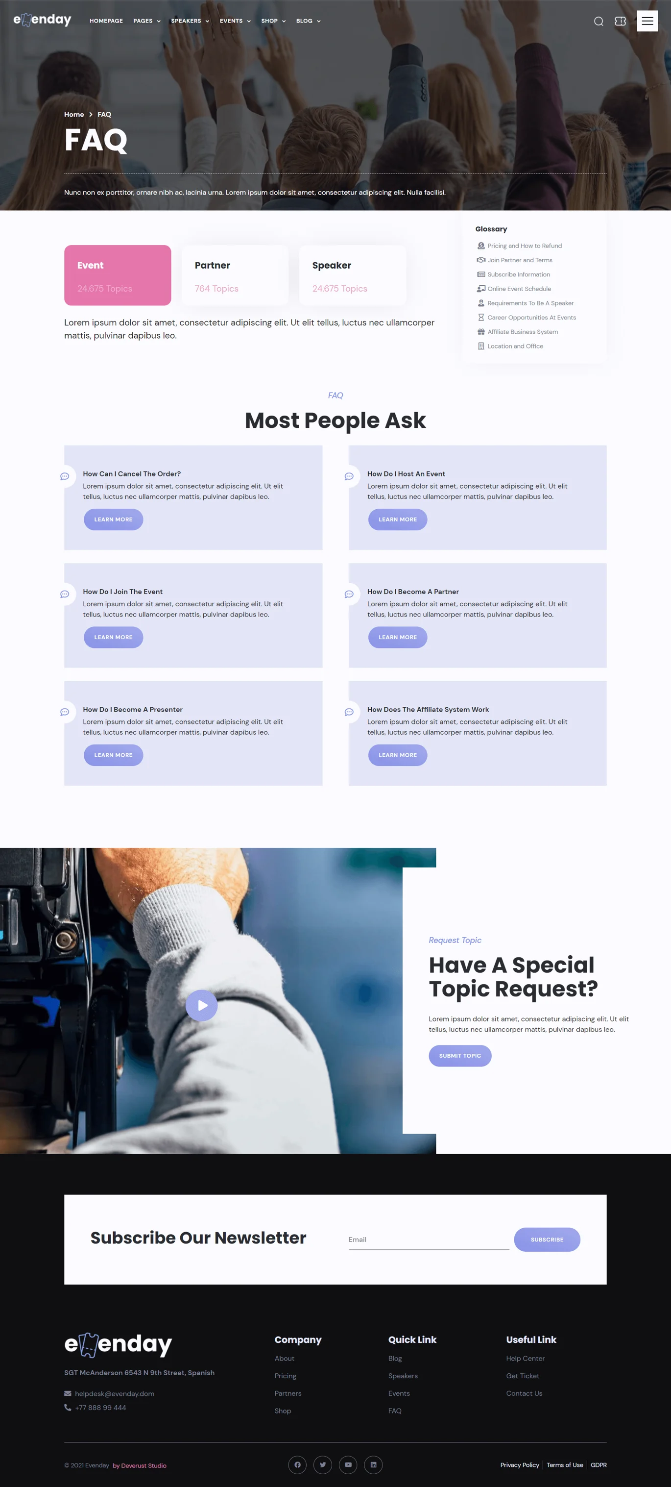 图片[1]-Evenday – 活动管理与博览会组织 Elementor Pro 模板套件-光子波动网 | 专业WordPress修复服务，全球范围，快速响应
