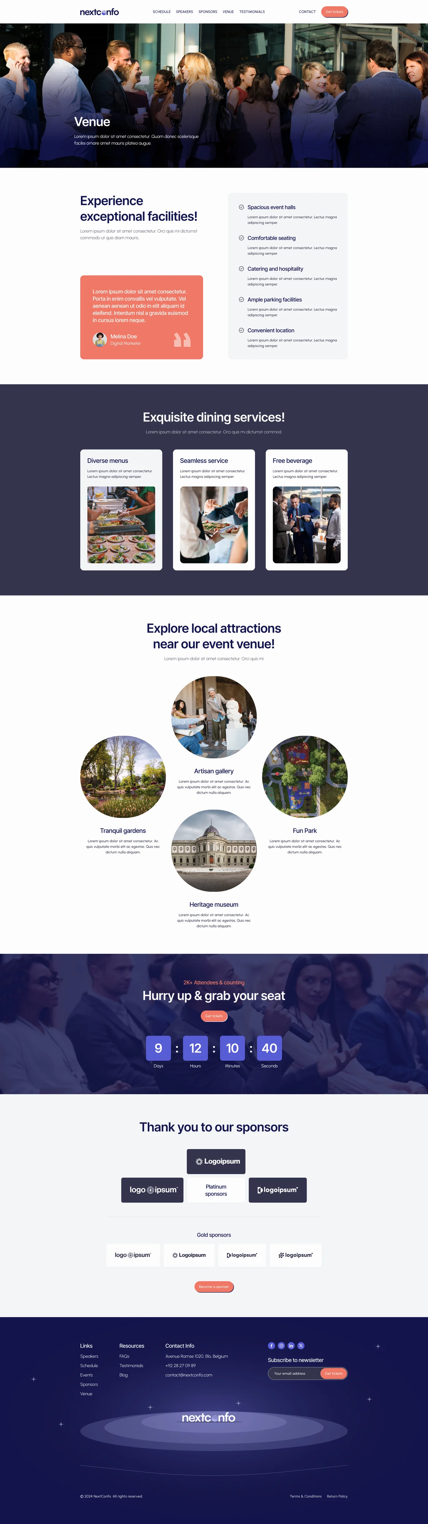 Imagen [2] - NextConfo - Events & Conferences Elementor Pro Template Suite - Photon Volatility Network | Servicio profesional de reparación de WordPress, alcance global, respuesta rápida
