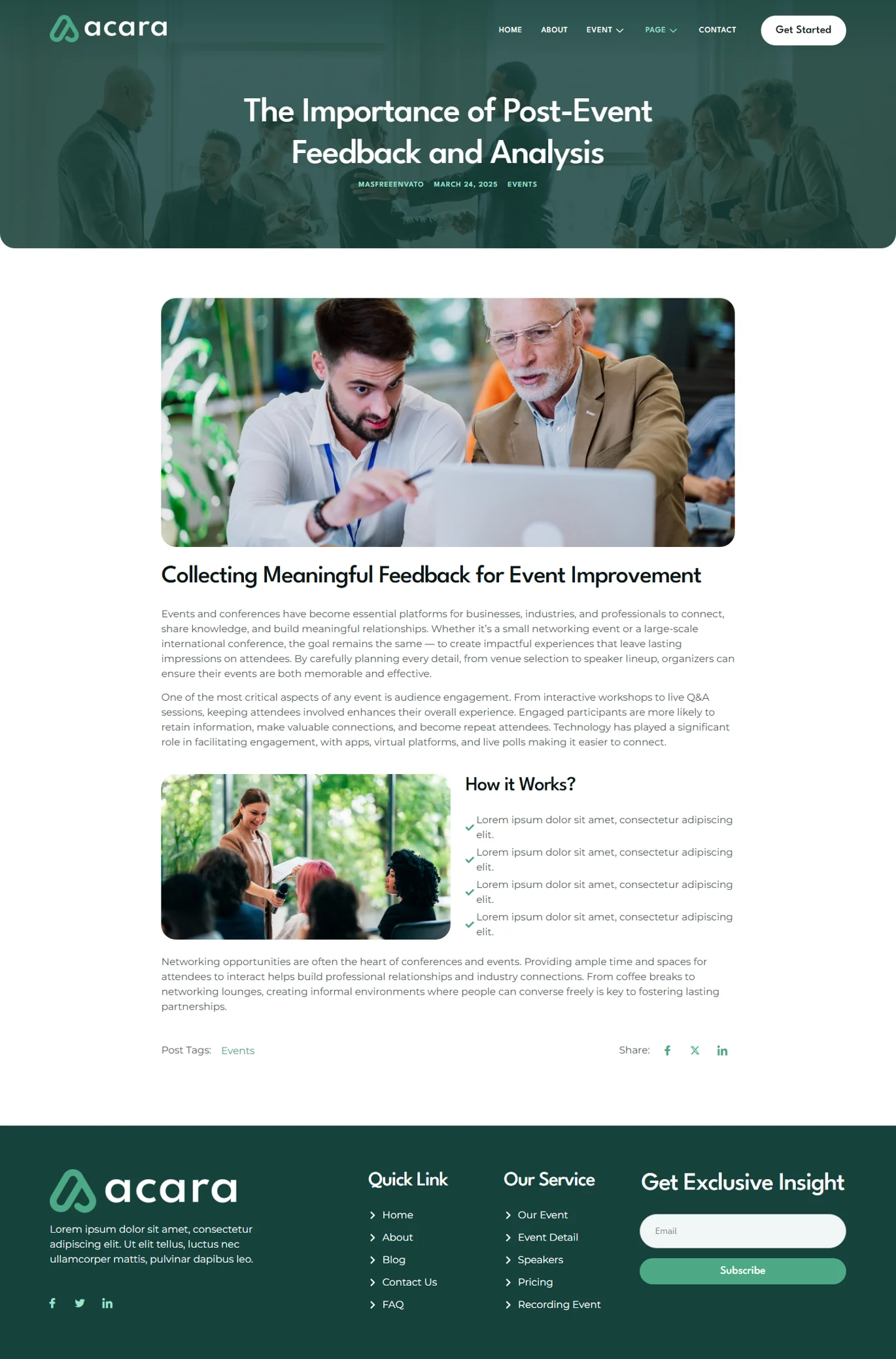 Image [1] - Acara - Events & Conferences Elementor Template Suite - Photon Flux Network | Professional WordPress Repair Service, Worldwide, Fast Response