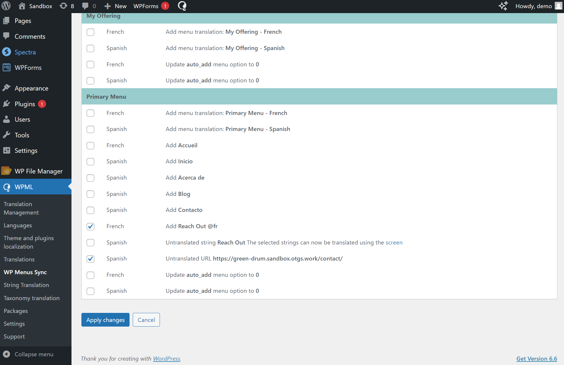Image [9]-WPML Menu Translation Complete Tutorial : Prendre soin de la structure du menu multilingue et des liens personnalisés
