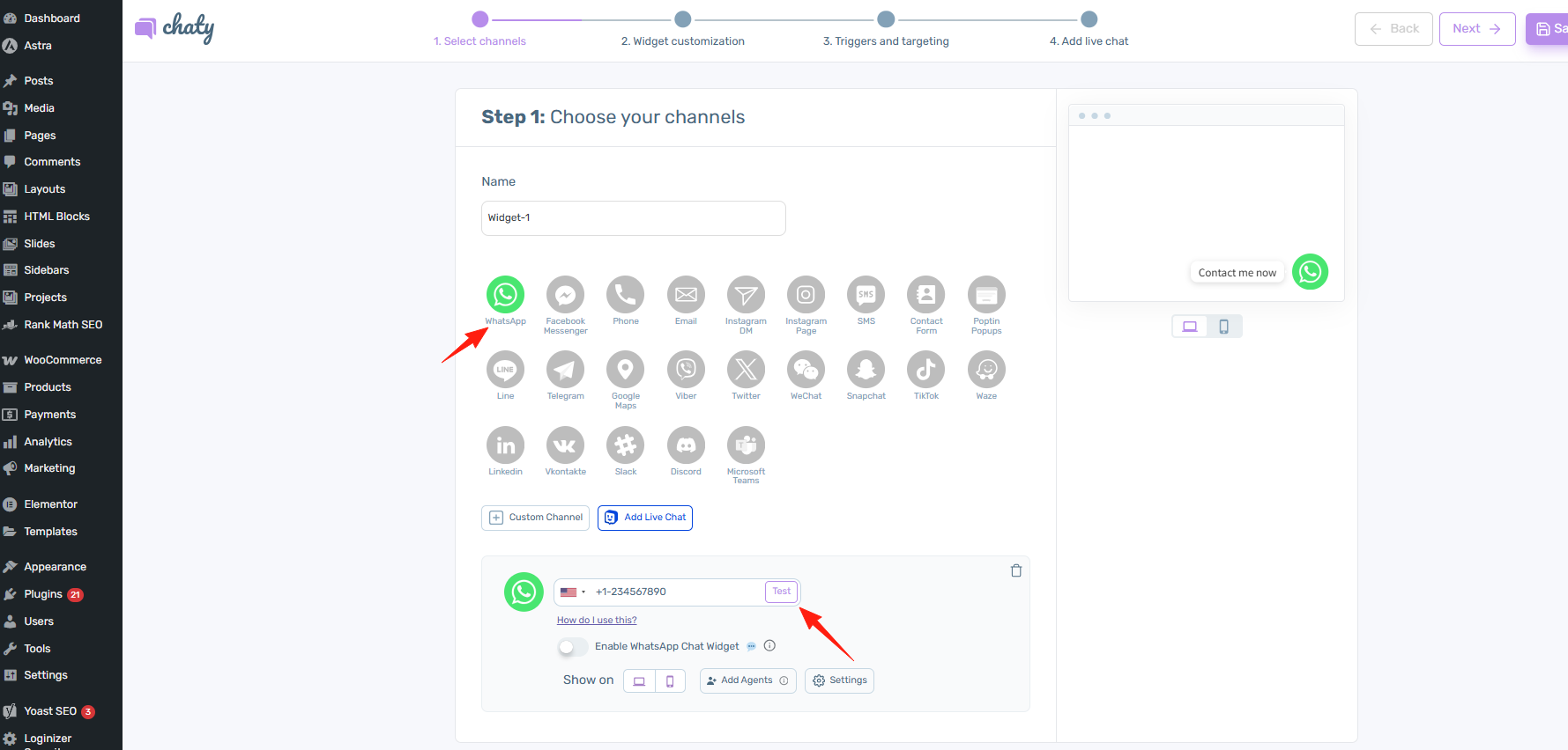 图片[4]-Chaty插件：提升网站转化率的终极武器 - 多平台即时沟通解决方案