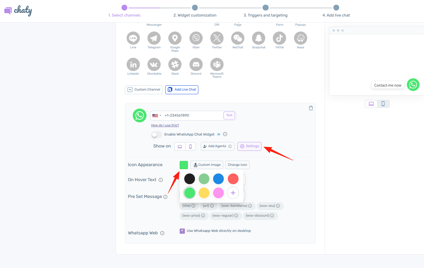 图片[5]-Chaty插件：提升网站转化率的终极武器 - 多平台即时沟通解决方案