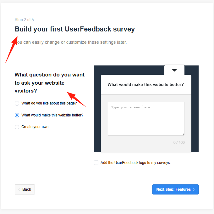 Imagen [3]-Using UserFeedback to collect user feedback, website feedback enhancement