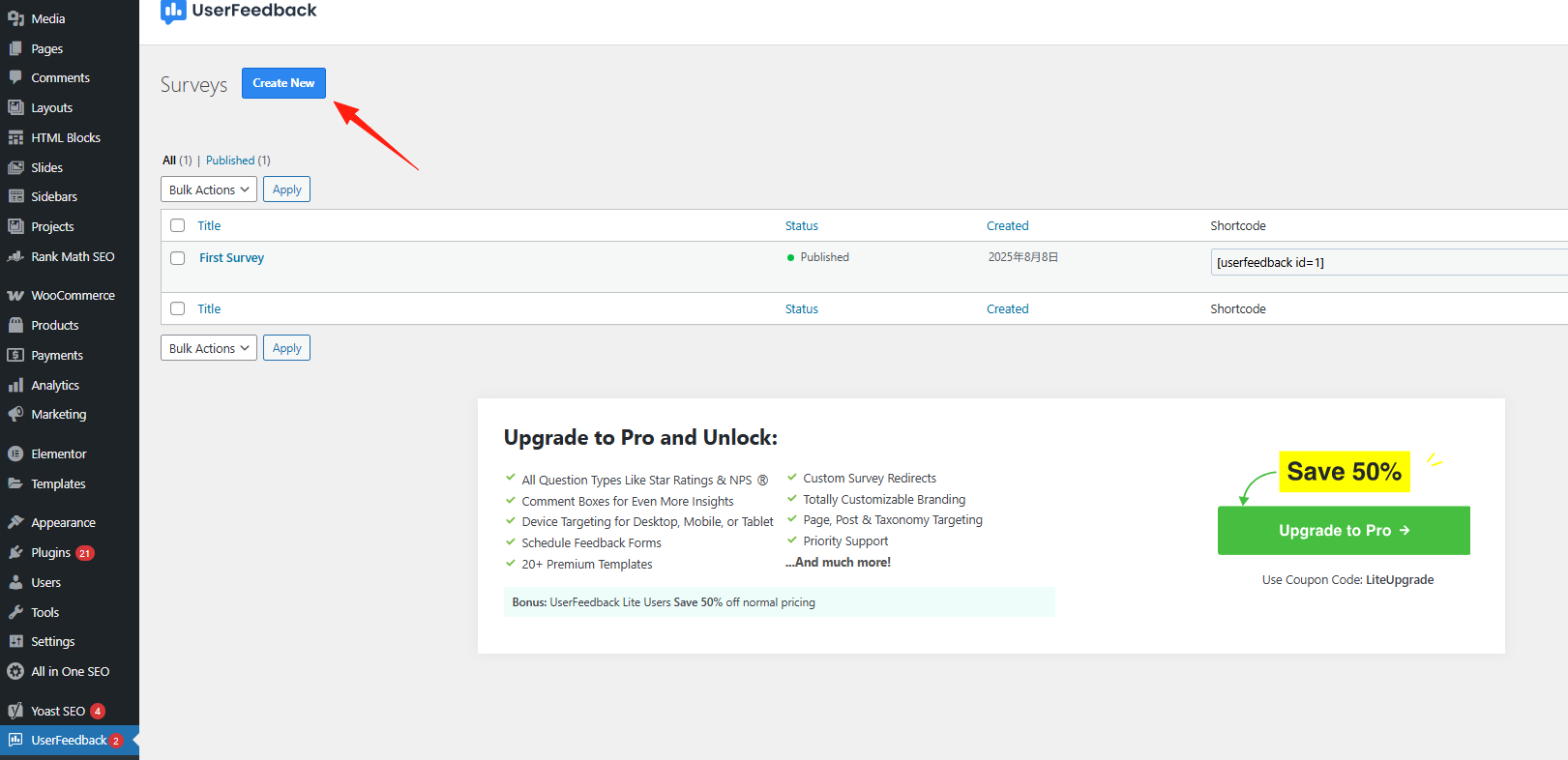 Imagen [6]-Using UserFeedback to collect user feedback, website feedback enhancement
