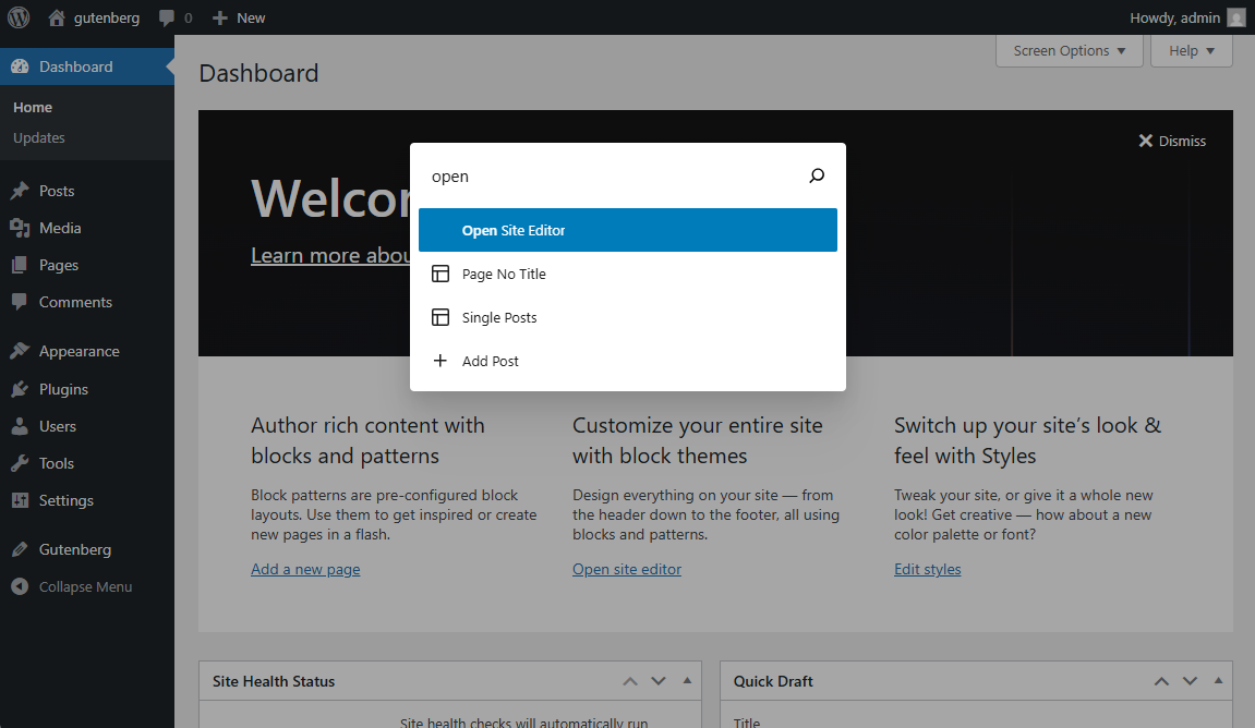 画像[3]-Gutenberg 21.5リリース：アコーディオンブロック、コマンドパネル、その他の新機能