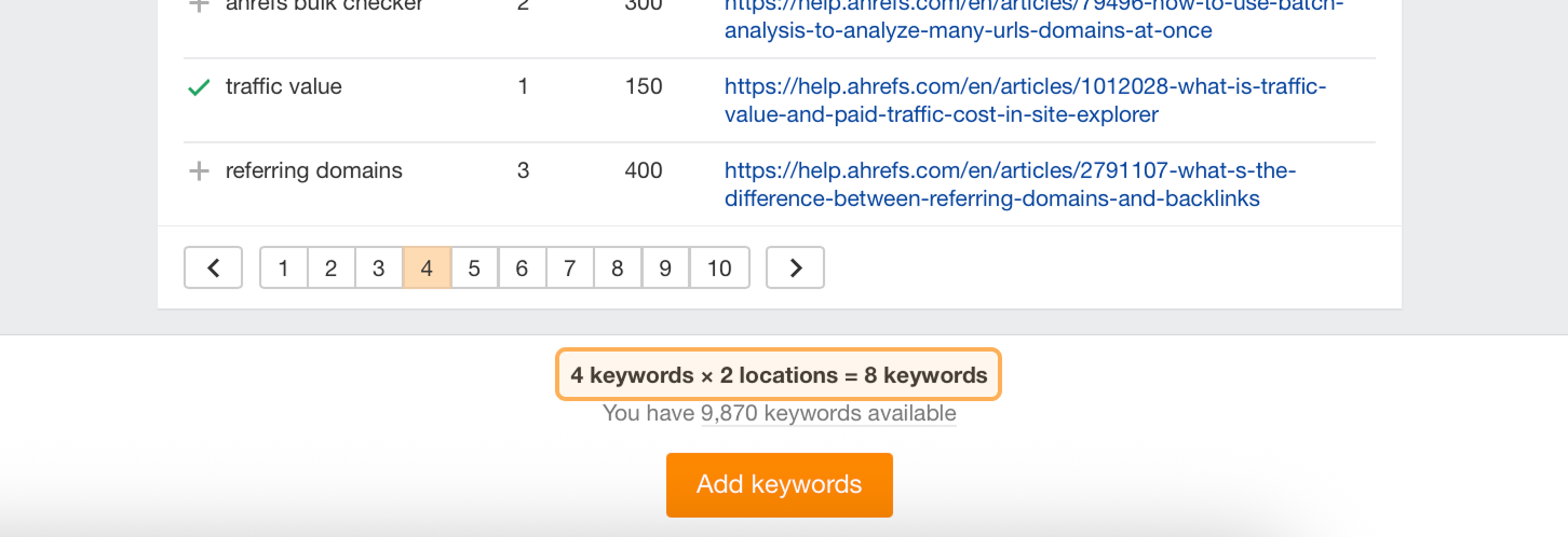 Imagen [8]-Guía completa de Ahrefs Rank Tracker: Guía de adición de palabras clave y gestión de ranking multirregión