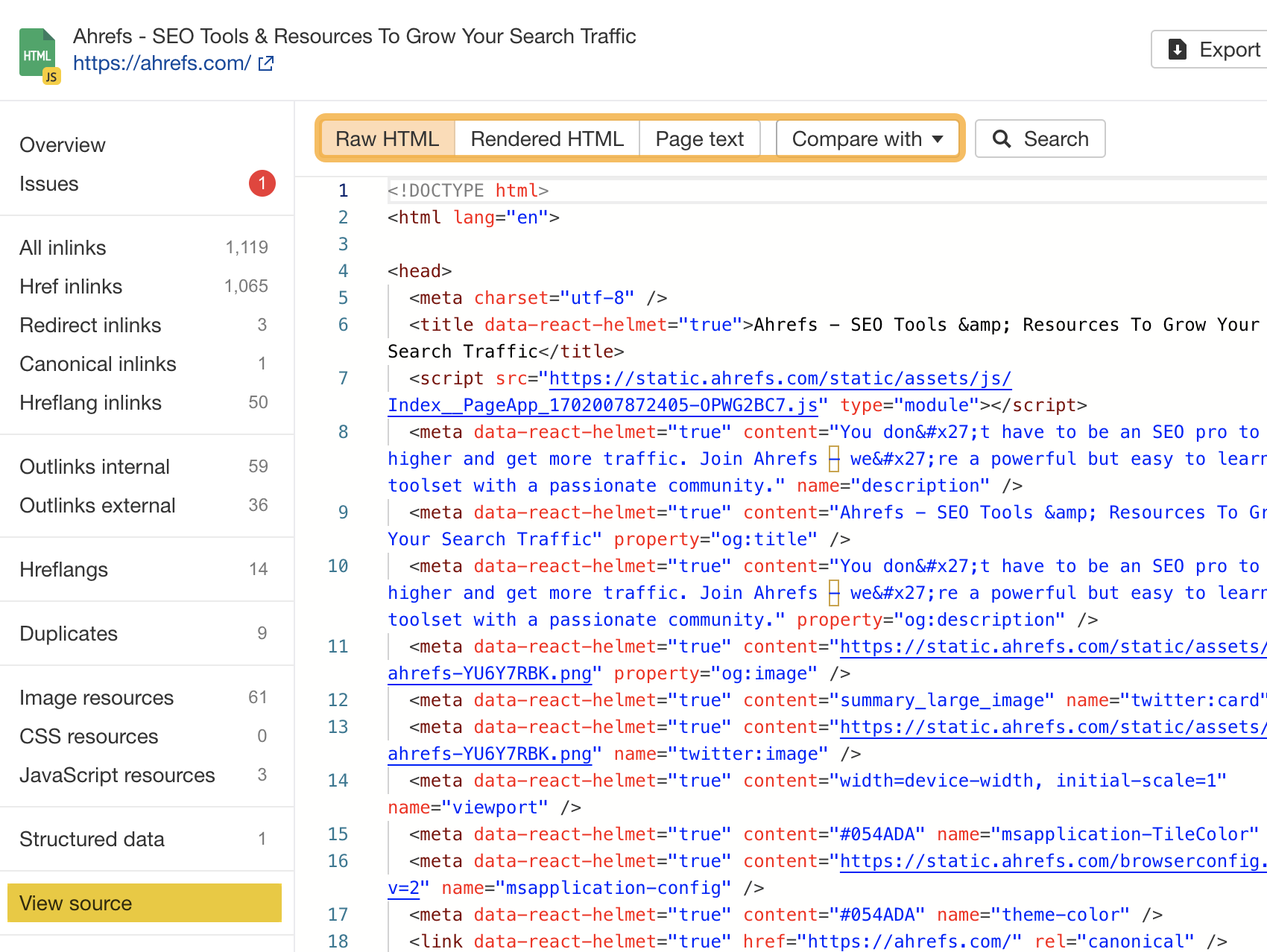 画像[20]-Ahrefs Site Audit クロール比較：隠れたウェブサイトの問題を素早く発見