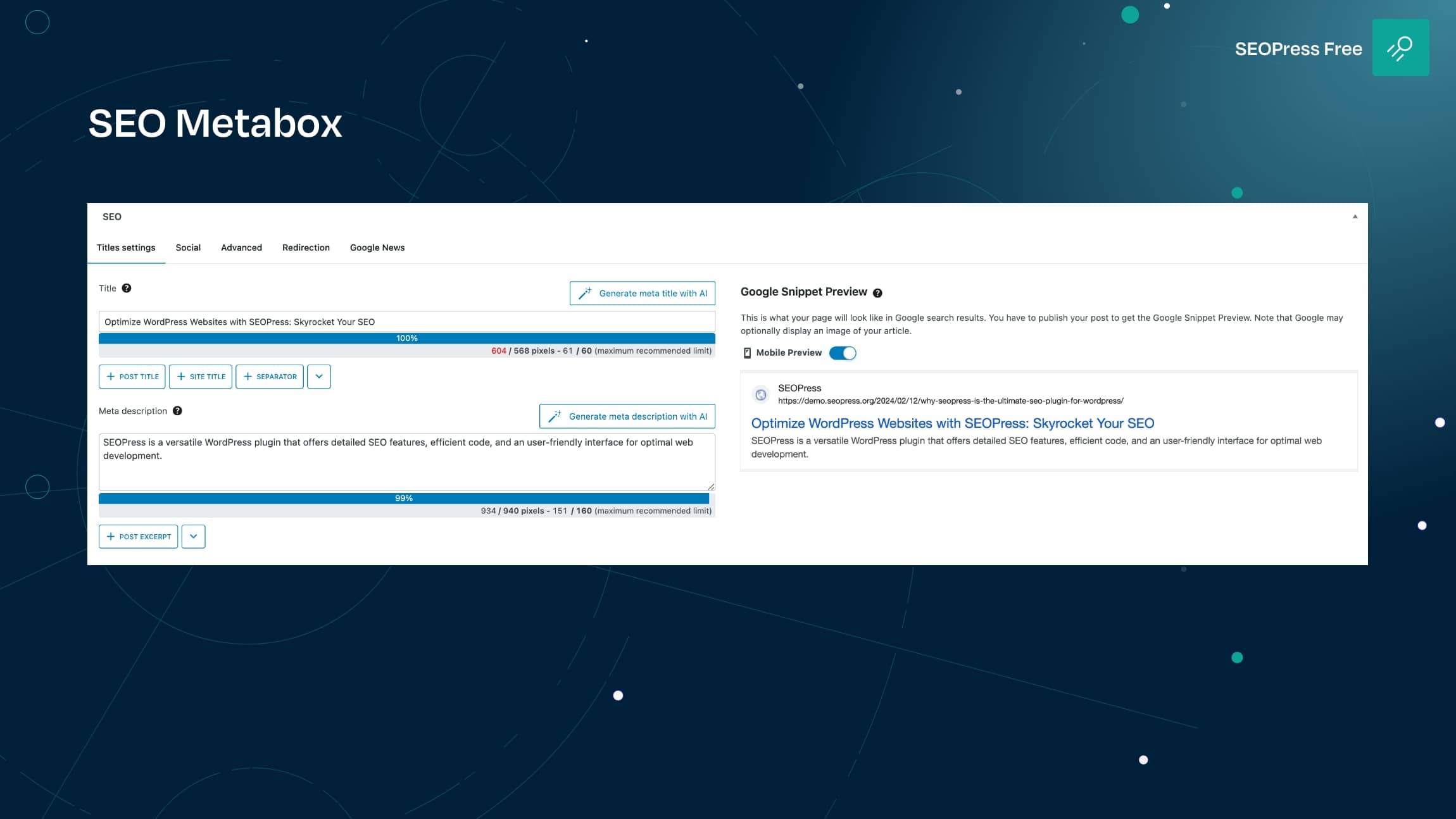 Imagen [8]- ¡Explosión inmediata del tráfico! SEOPress y Google Search Console unen sus fuerzas para mejorar rápidamente las clasificaciones SEO y las tasas de clics!