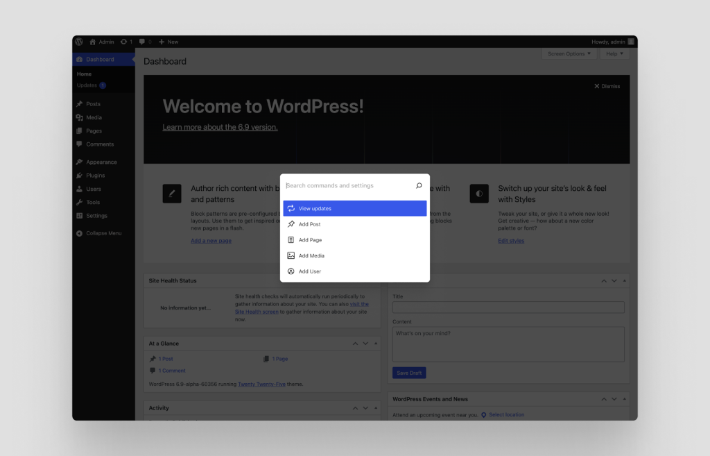 Image[3]-WordPress 6.9 Roadmap : Amélioration de l'expérience d'édition et des performances