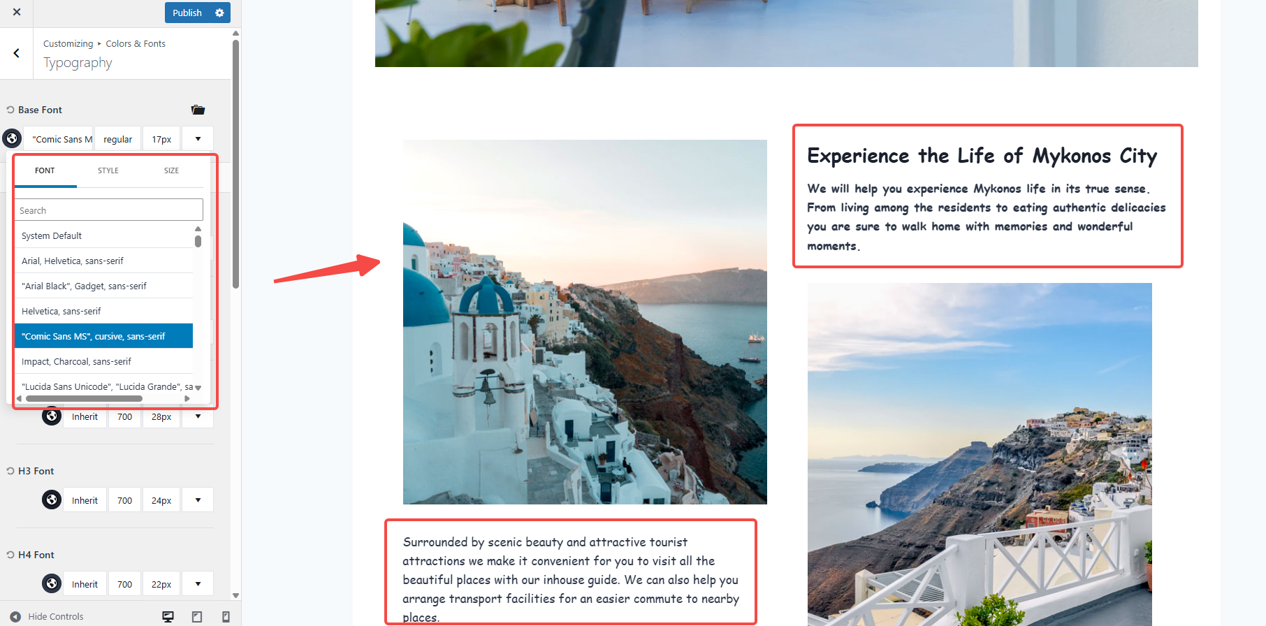 Imagen [6] - Personalización de fuentes Kadence: sitios web más personales