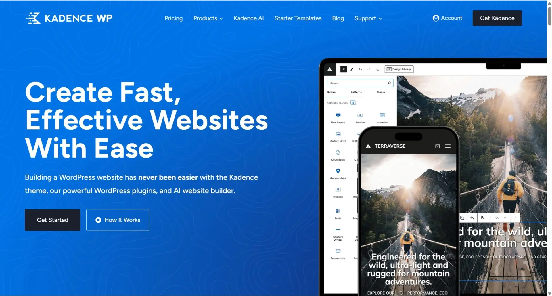 Kadence WooCommerce Lightweight permet la rapidité et le classement