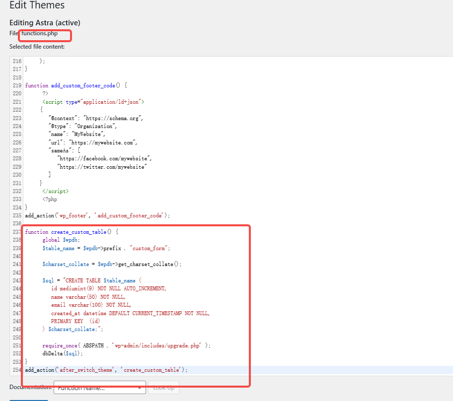 Imagen [5] - Formularios HTML Personalizados de WordPress + ¡Práctica de Base de Datos! ¡Novato puede manejarlo!