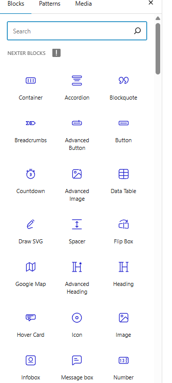 Le plugin Nexter Blocks permet de créer des pages WordPress efficaces en un seul clic !