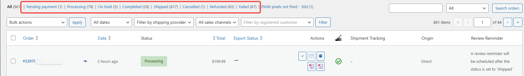 Imagen [3]-¿Dónde ver los pedidos de WooCommerce?¡3 minutos para enseñarte todos los pedidos!