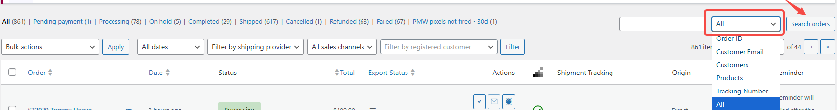 Imagen [6]-¿Dónde ver los pedidos de WooCommerce?¡3 minutos para enseñarte todos los pedidos!