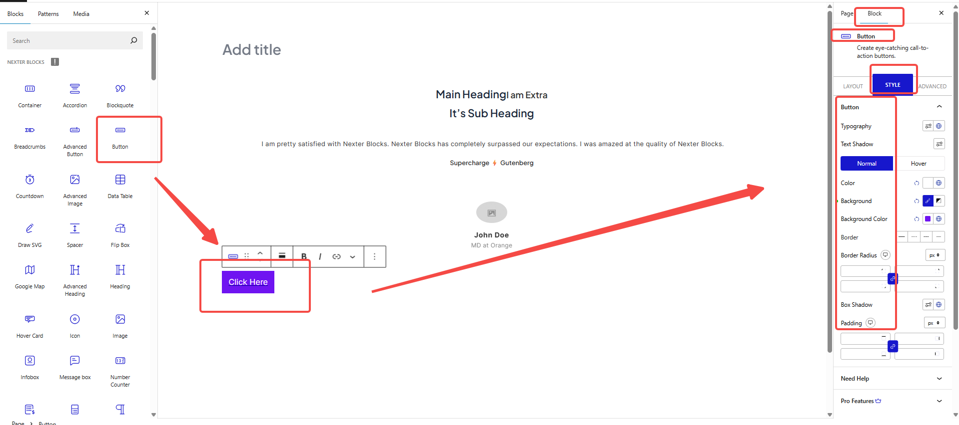 Image [2] - Ne manquez plus de conversions ! Les astuces de conception des boutons Nexter Blocks révélées pour augmenter le taux de clics de votre CTA